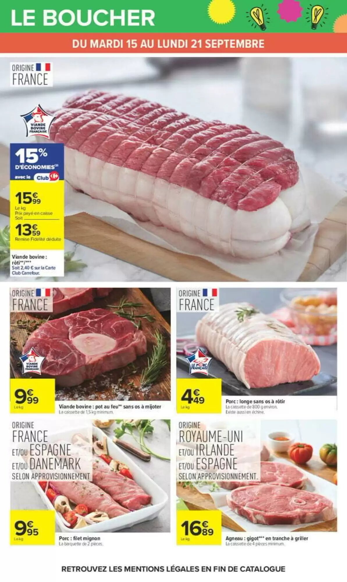 Prospectus promotionnel Carrefour valable à partir du 15/09/2026 - Page 26.
