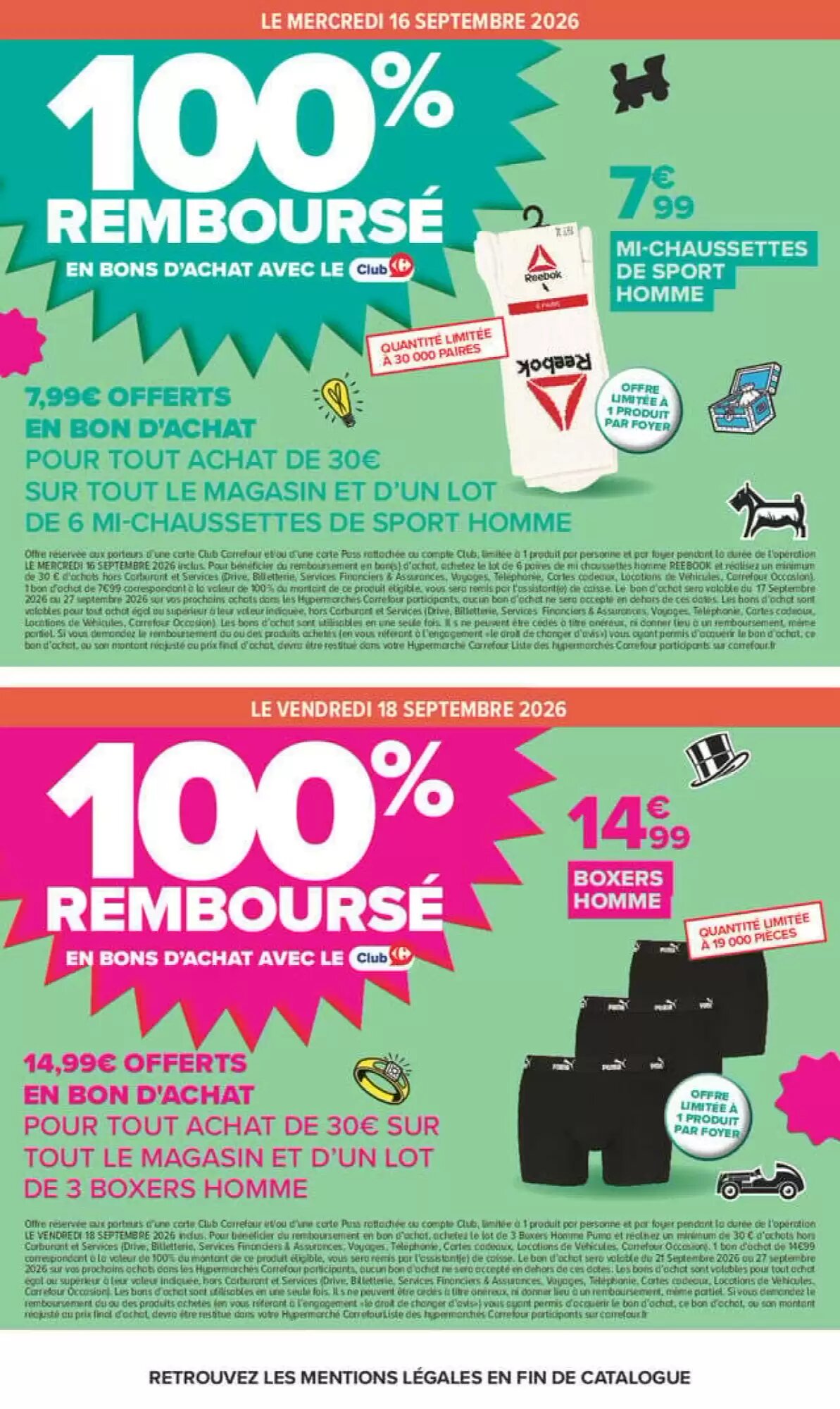 Prospectus promotionnel Carrefour valable à partir du 15/09/2026 - Page 6.