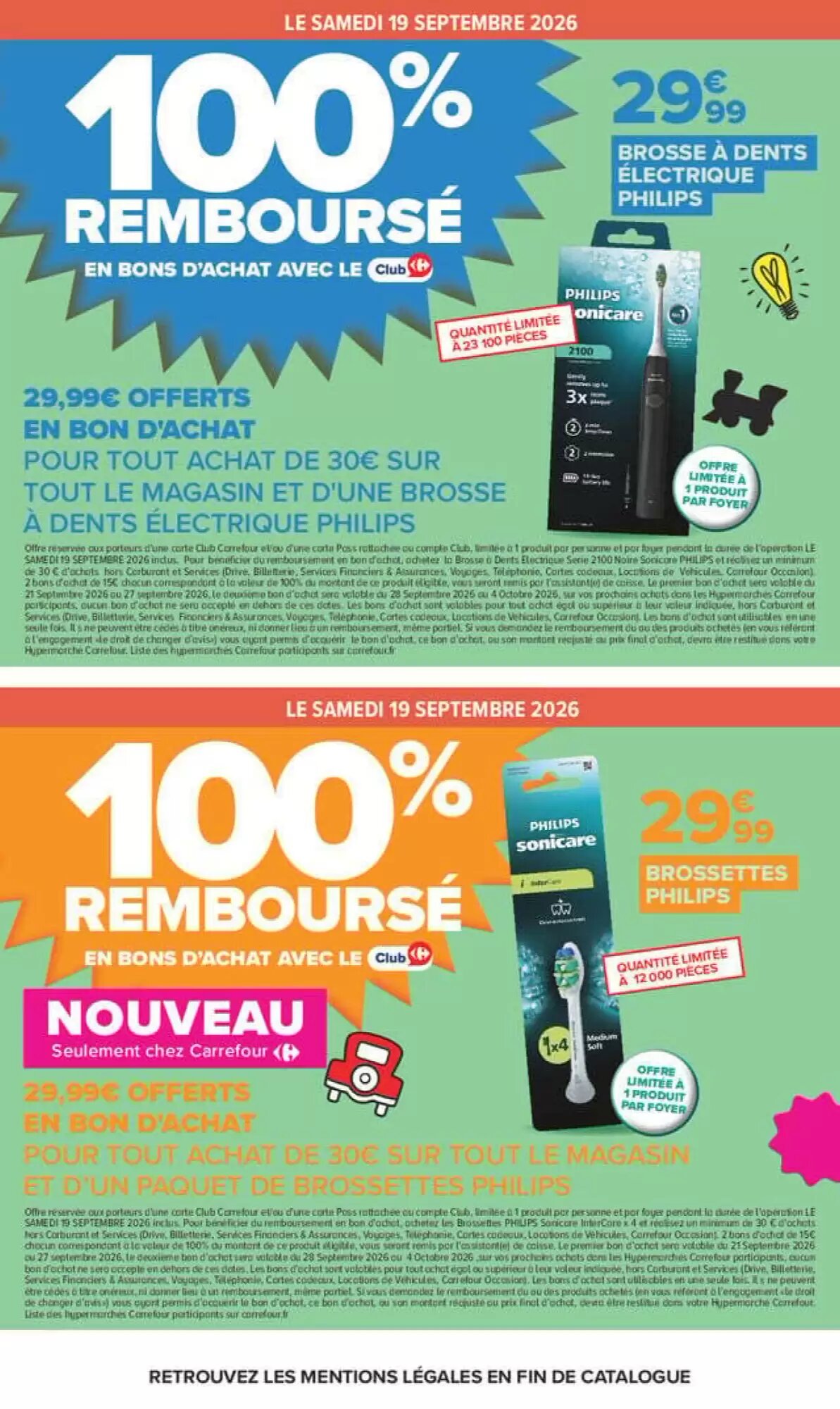 Prospectus promotionnel Carrefour valable à partir du 15/09/2026 - Page 7.