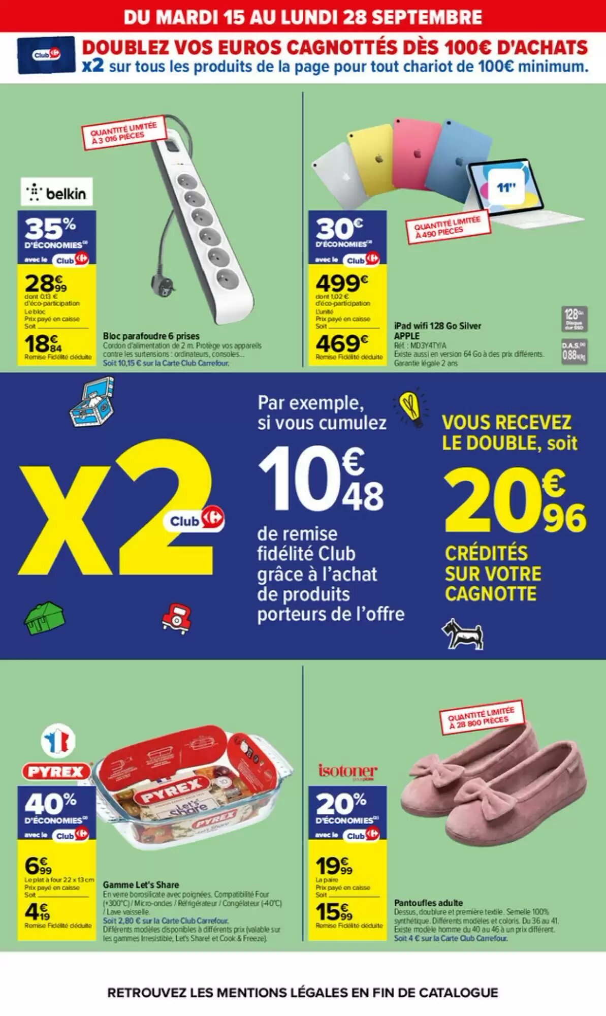 Prospectus promotionnel Carrefour valable à partir du 15/09/2026 - Page 9.