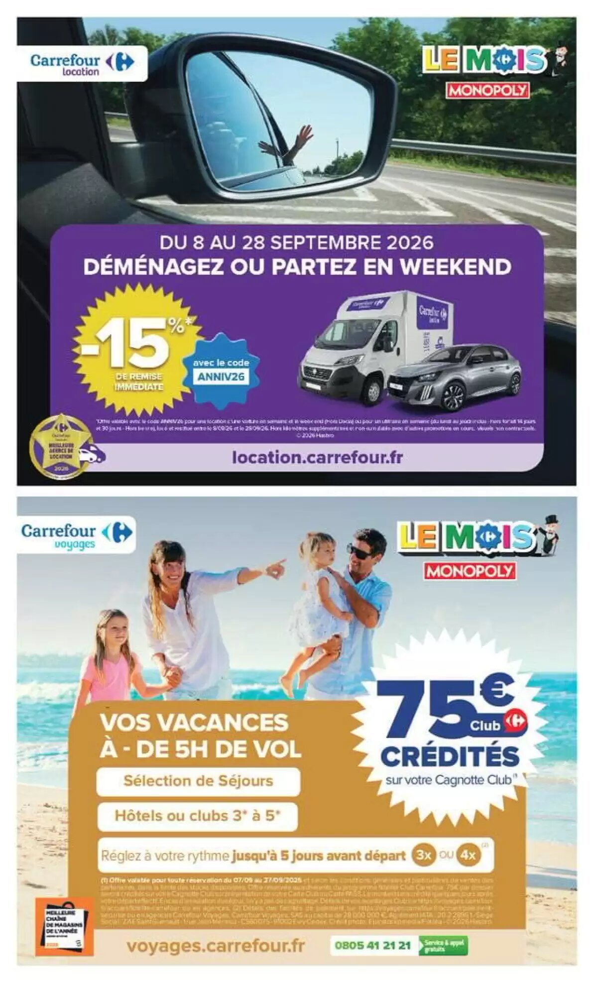 Prospectus promotionnel Carrefour valable à partir du 15/09/2026 - Page 90.
