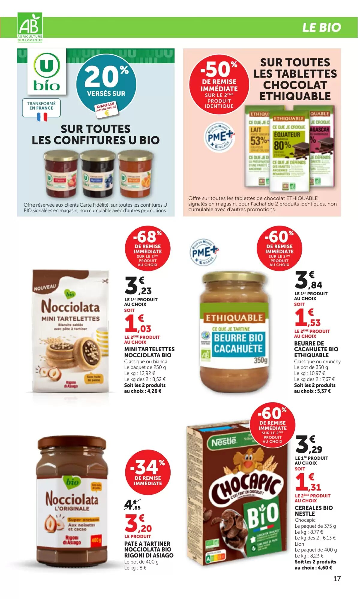 Prospectus promotionnel Bi1 valable à partir du 15/09/2026 - Page 17.