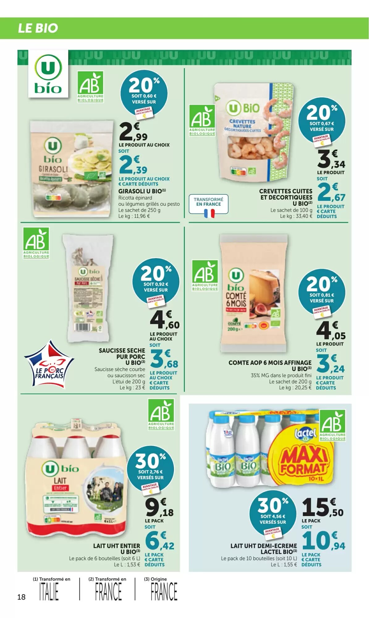 Prospectus promotionnel Bi1 valable à partir du 15/09/2026 - Page 18.