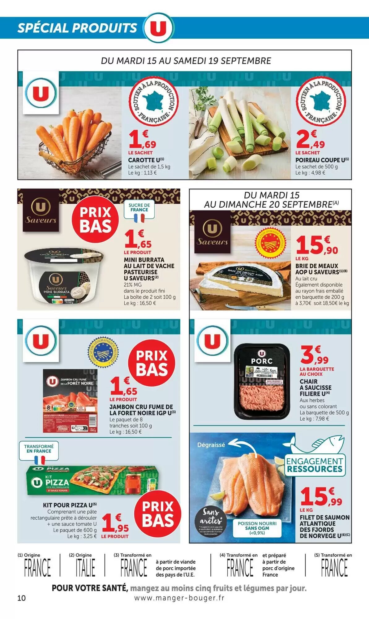 Prospectus promotionnel U Express valable à partir du 15/09/2026 - Page 10.