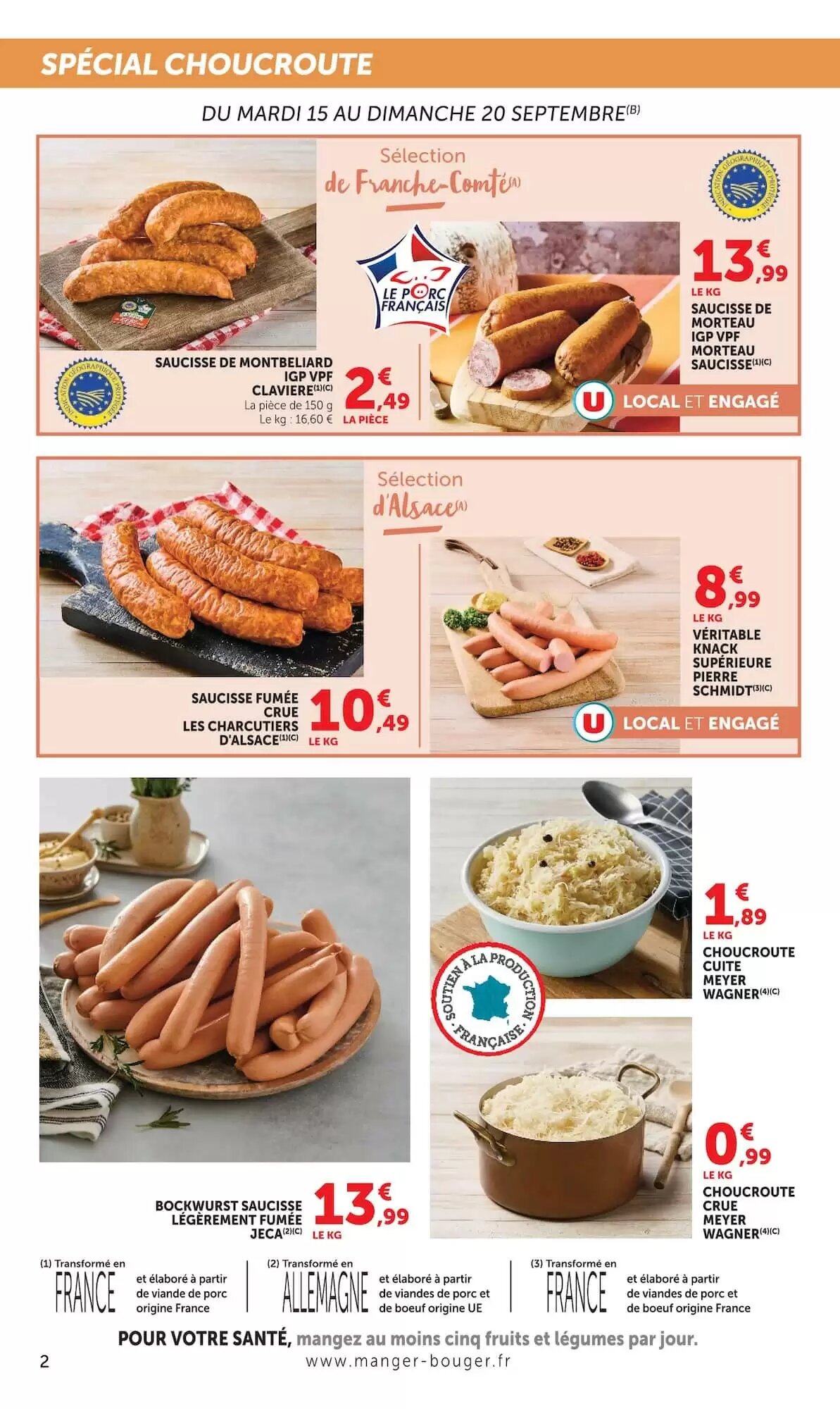 Prospectus promotionnel U Express valable à partir du 15/09/2026 - Page 2.