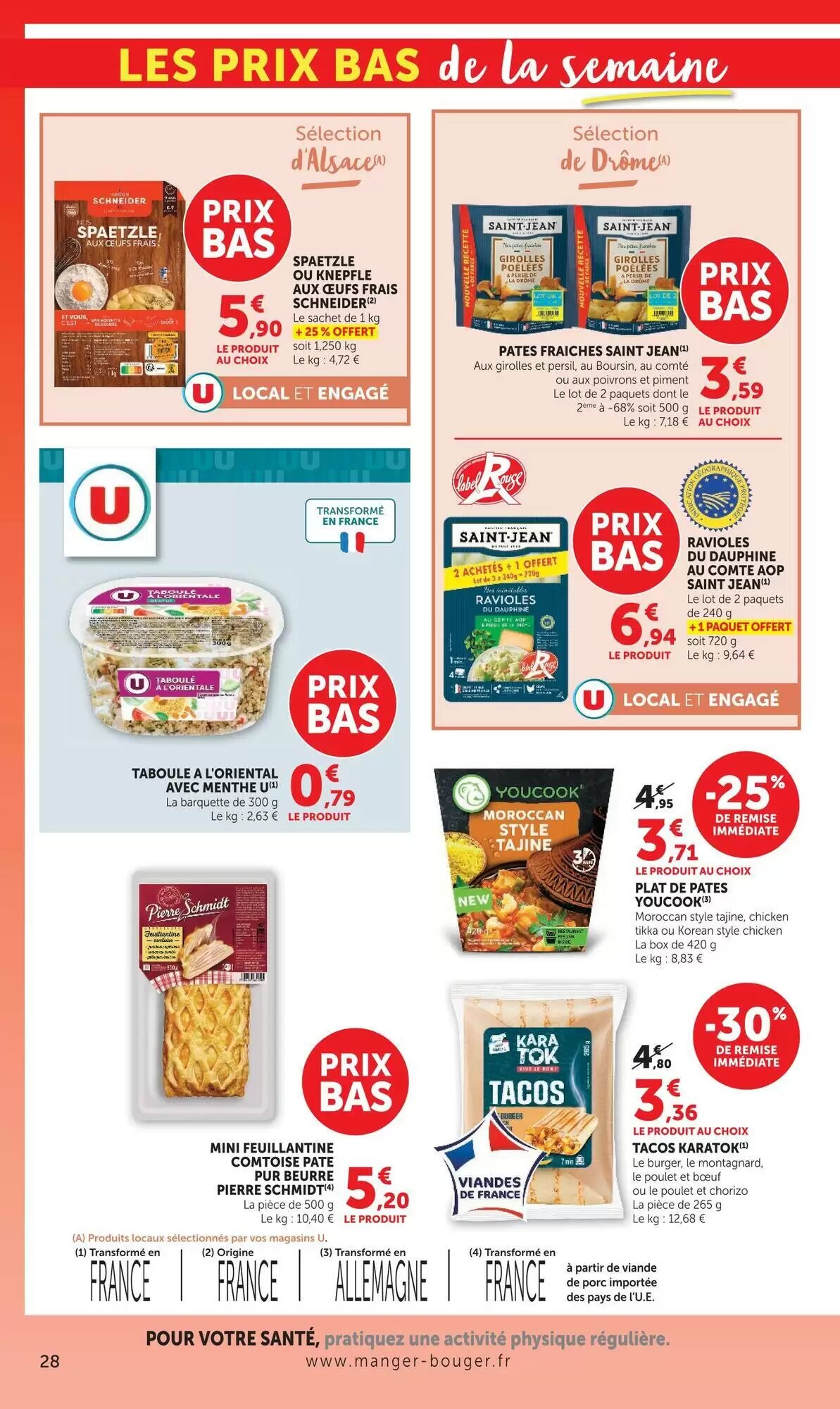 Prospectus promotionnel U Express valable à partir du 15/09/2026 - Page 28.
