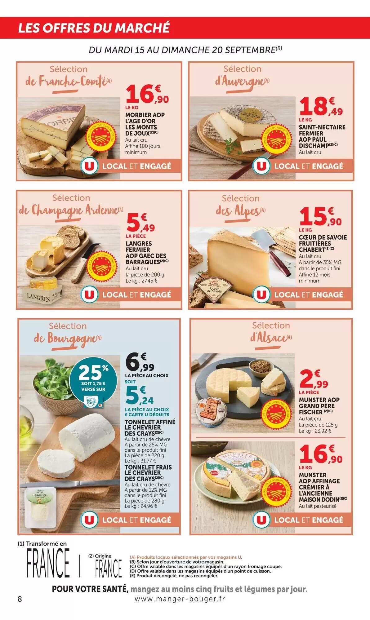 Prospectus promotionnel U Express valable à partir du 15/09/2026 - Page 8.