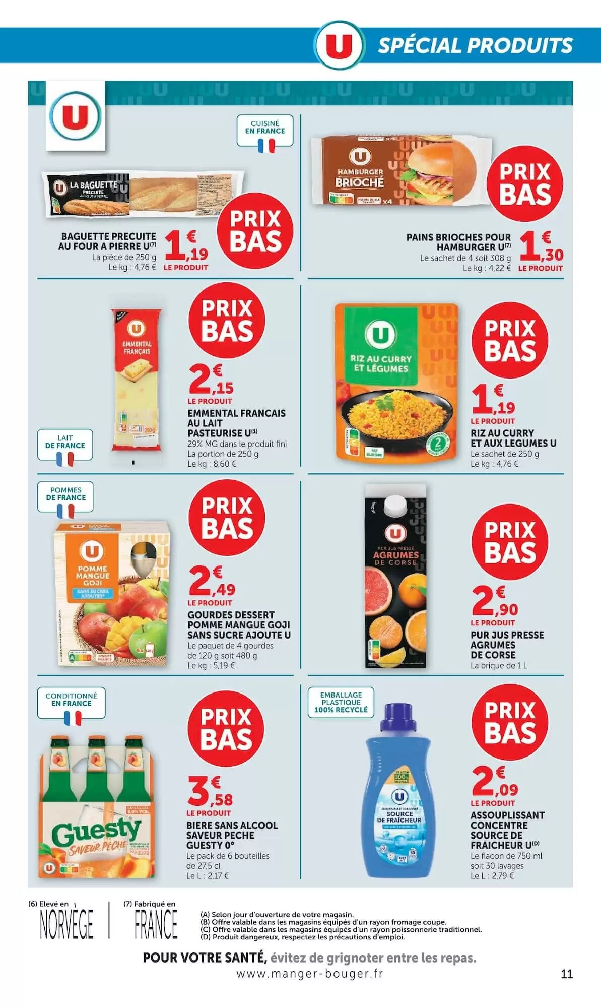 Prospectus promotionnel Super U valable à partir du 15/09/2026 - Page 11.
