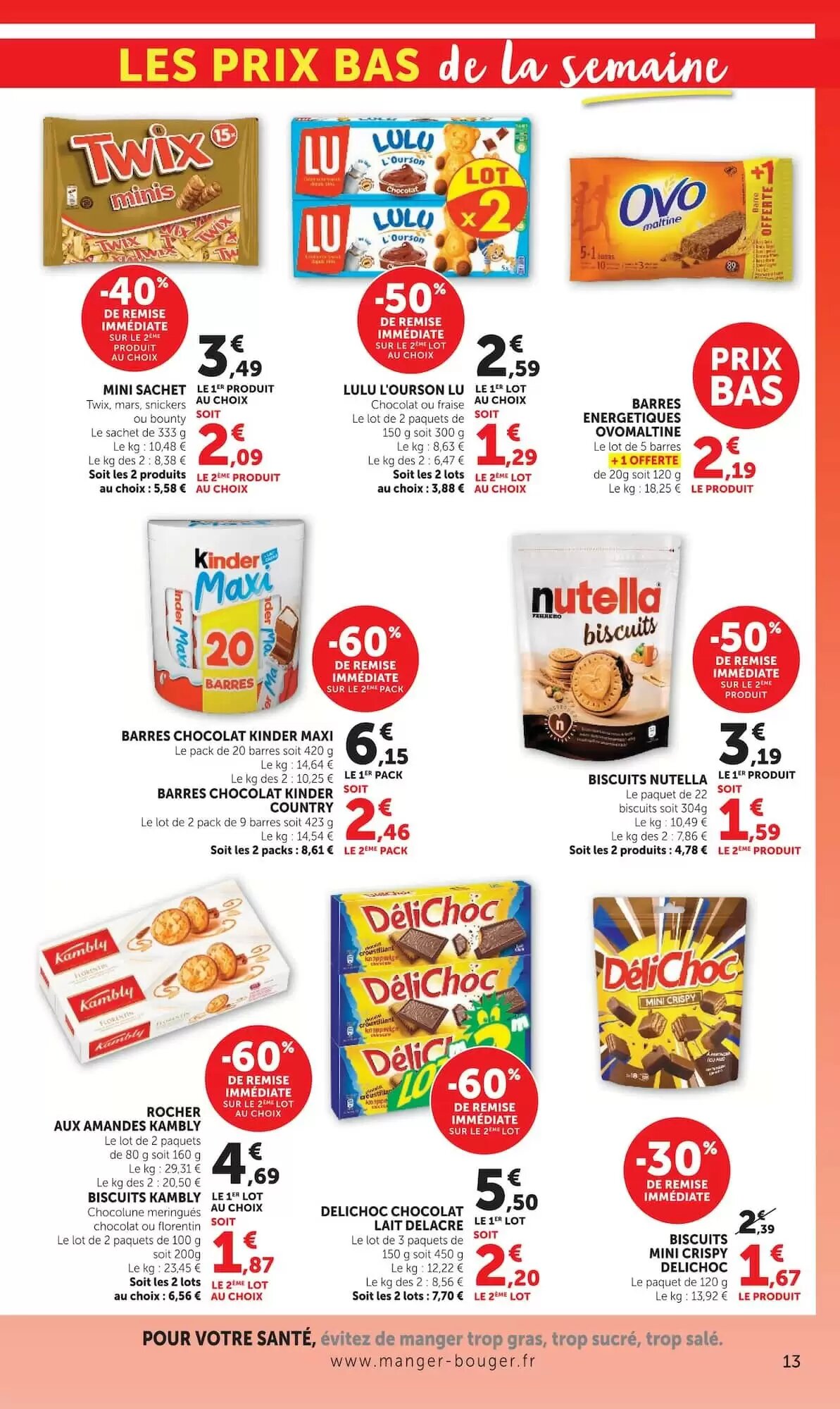 Prospectus promotionnel Super U valable à partir du 15/09/2026 - Page 13.