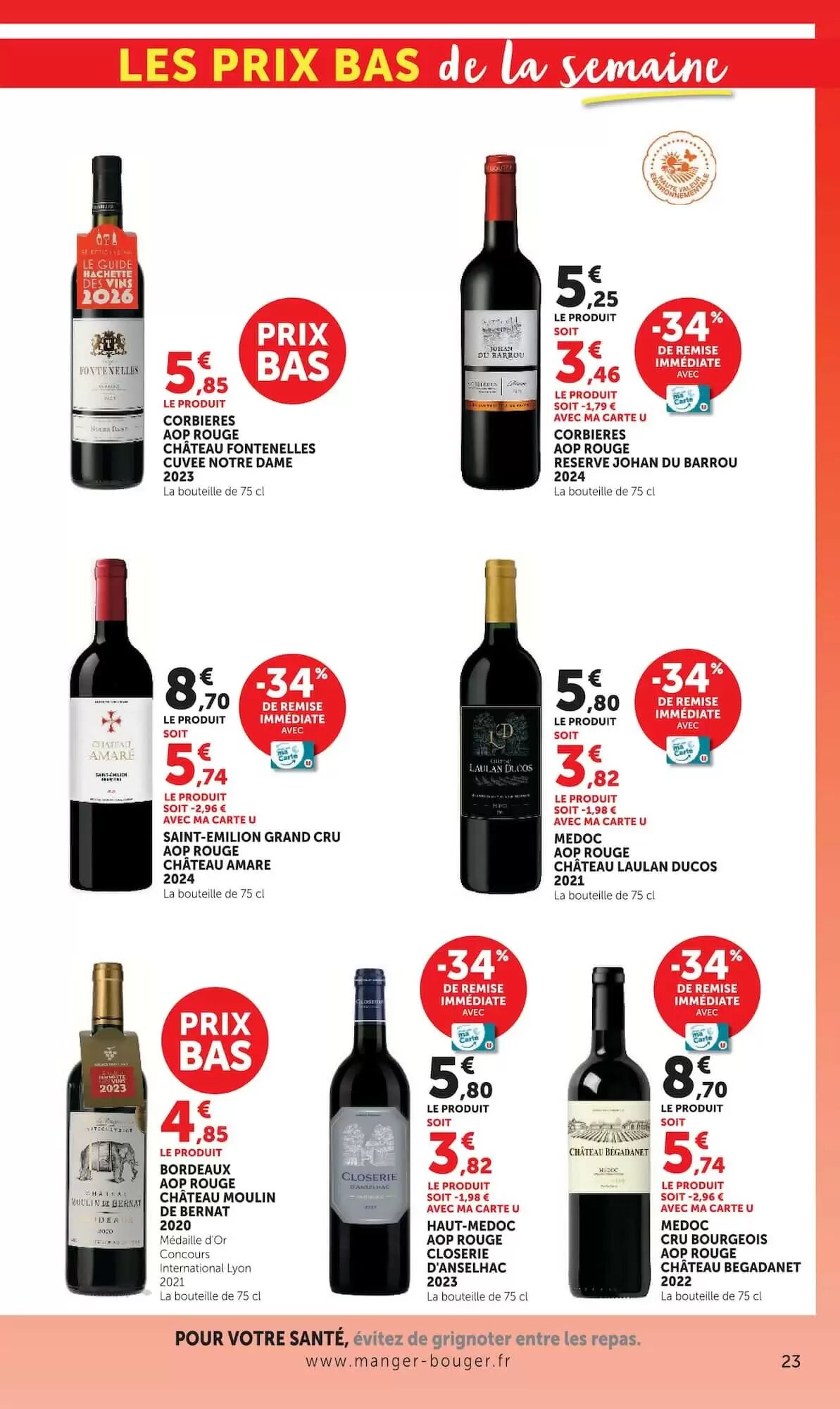 Prospectus promotionnel Super U valable à partir du 15/09/2026 - Page 23.