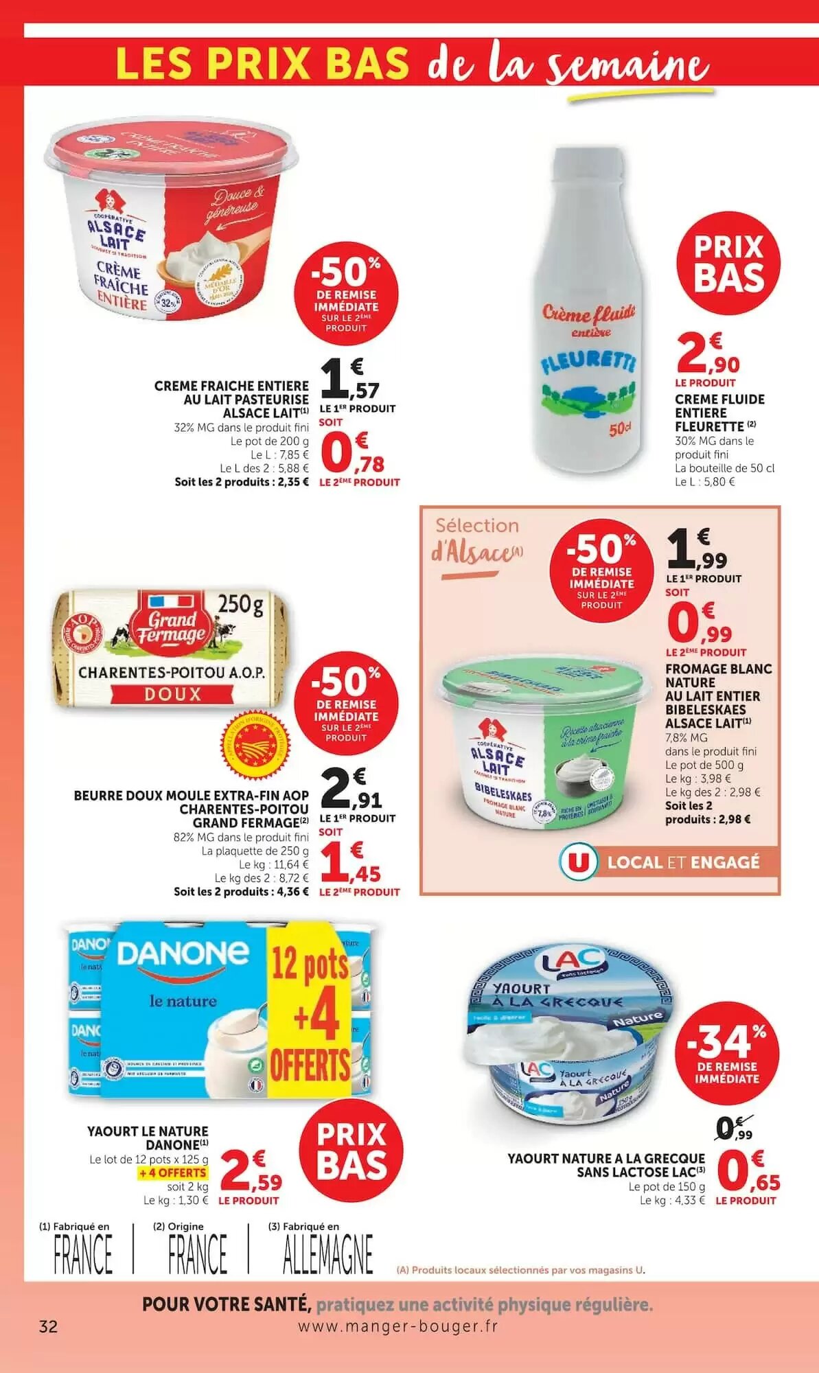 Prospectus promotionnel Super U valable à partir du 15/09/2026 - Page 32.