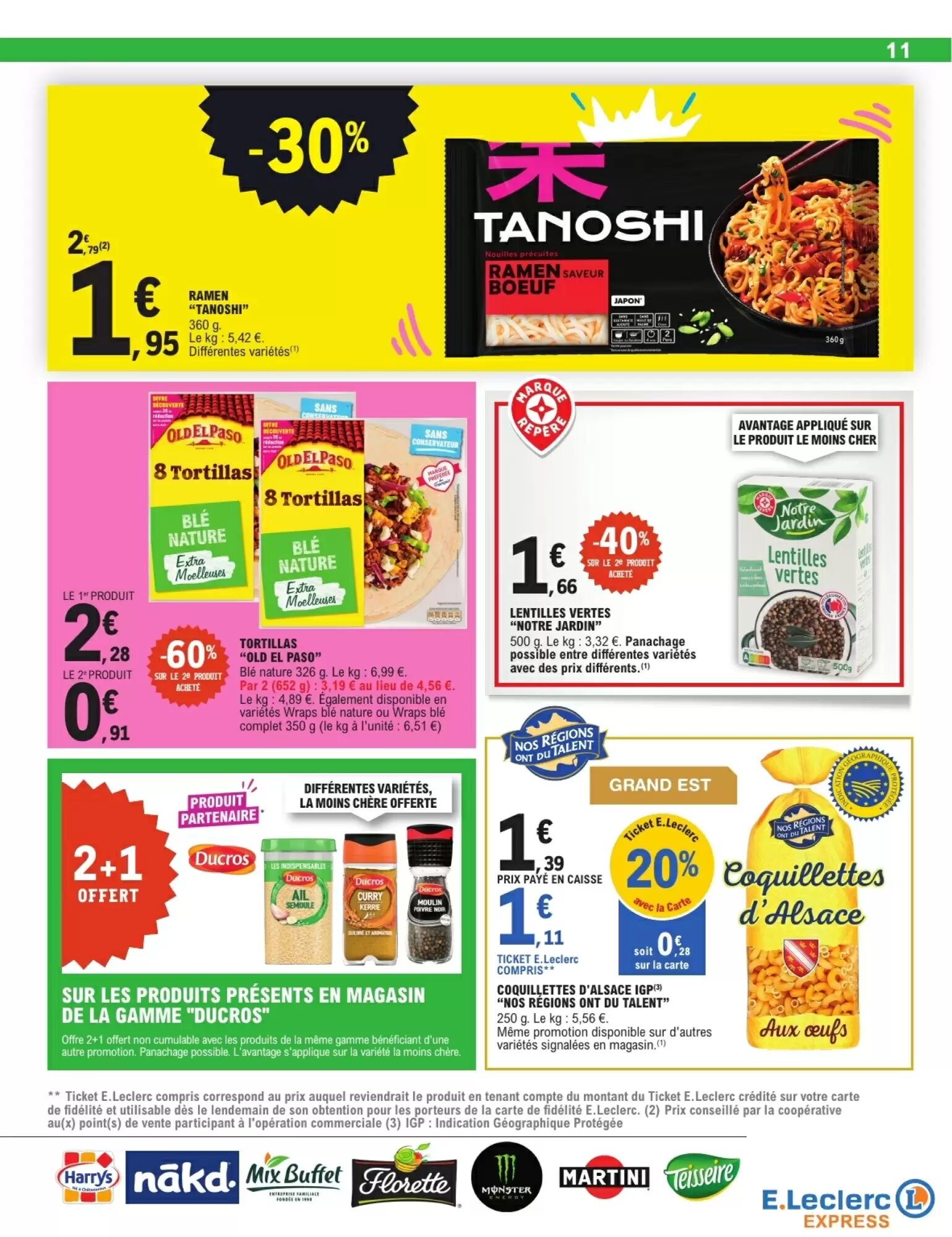 Prospectus promotionnel E.Leclerc Express valable à partir du 15/09/2026 - Page 11.