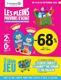 Prospectus promotionnel E.Leclerc Express valable à partir du 15/09/2026