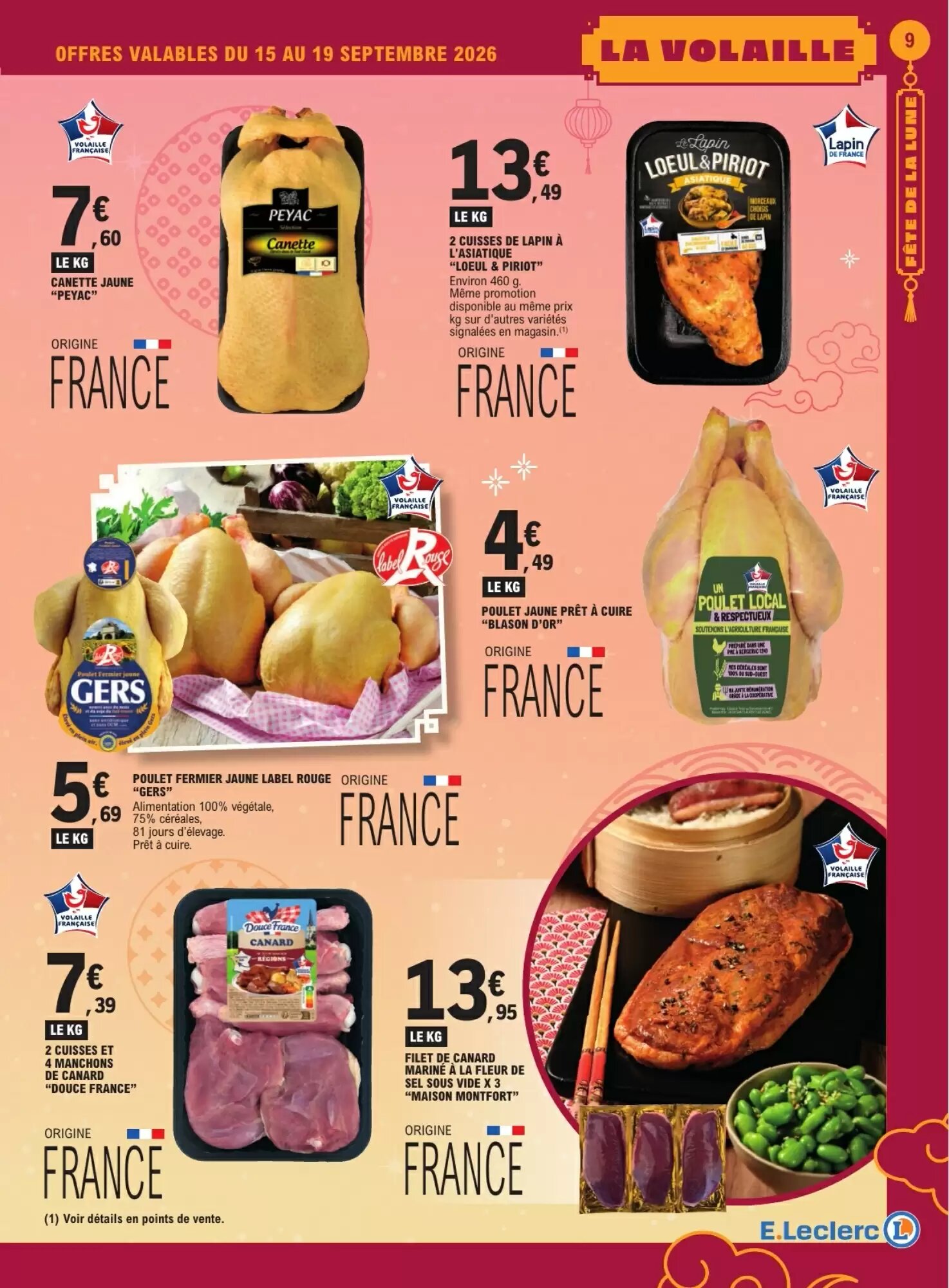 Prospectus promotionnel E.Leclerc valable à partir du 15/09/2026 - Page 9.