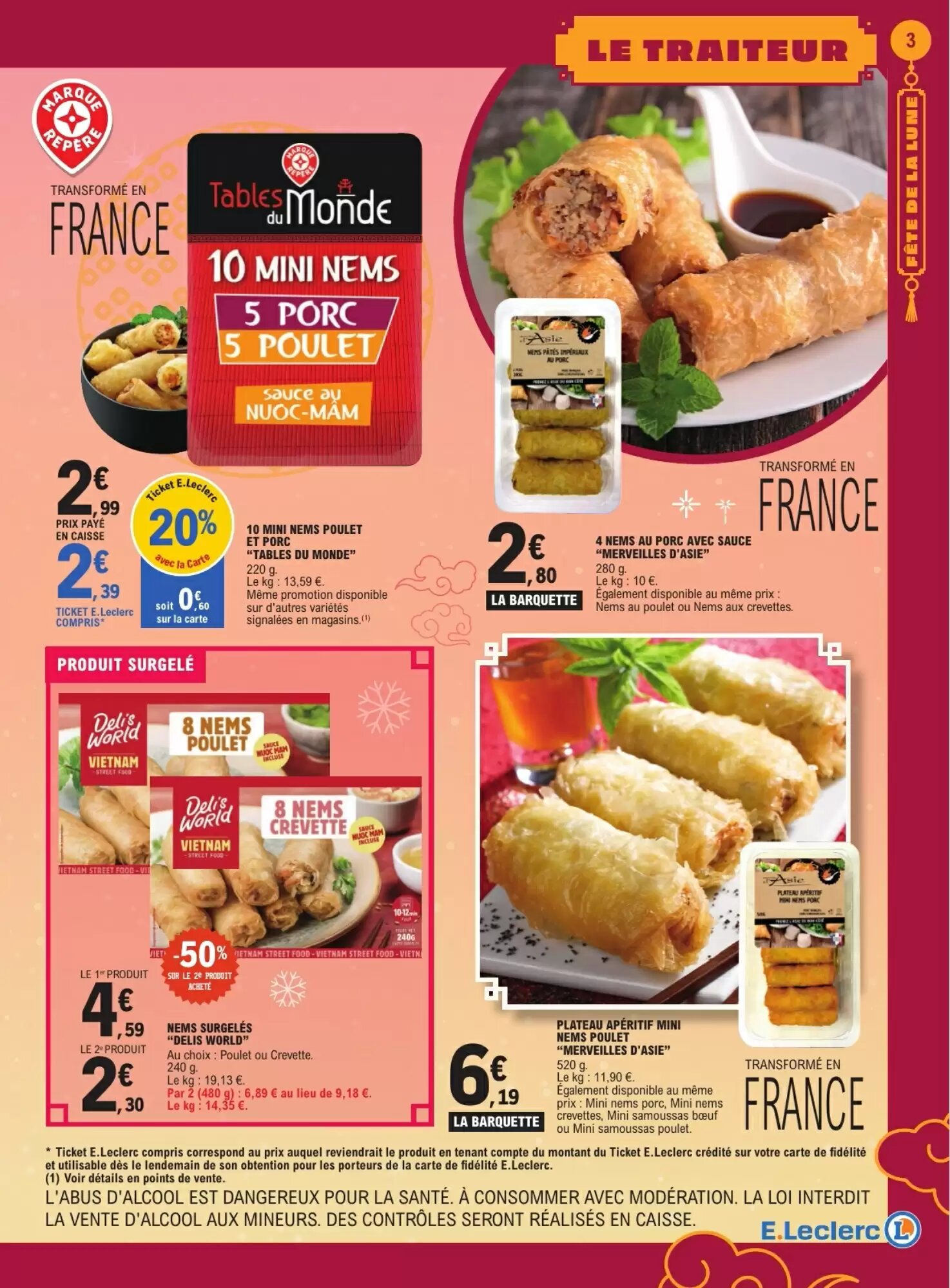 Prospectus promotionnel E.Leclerc valable à partir du 15/09/2026 - Page 3.