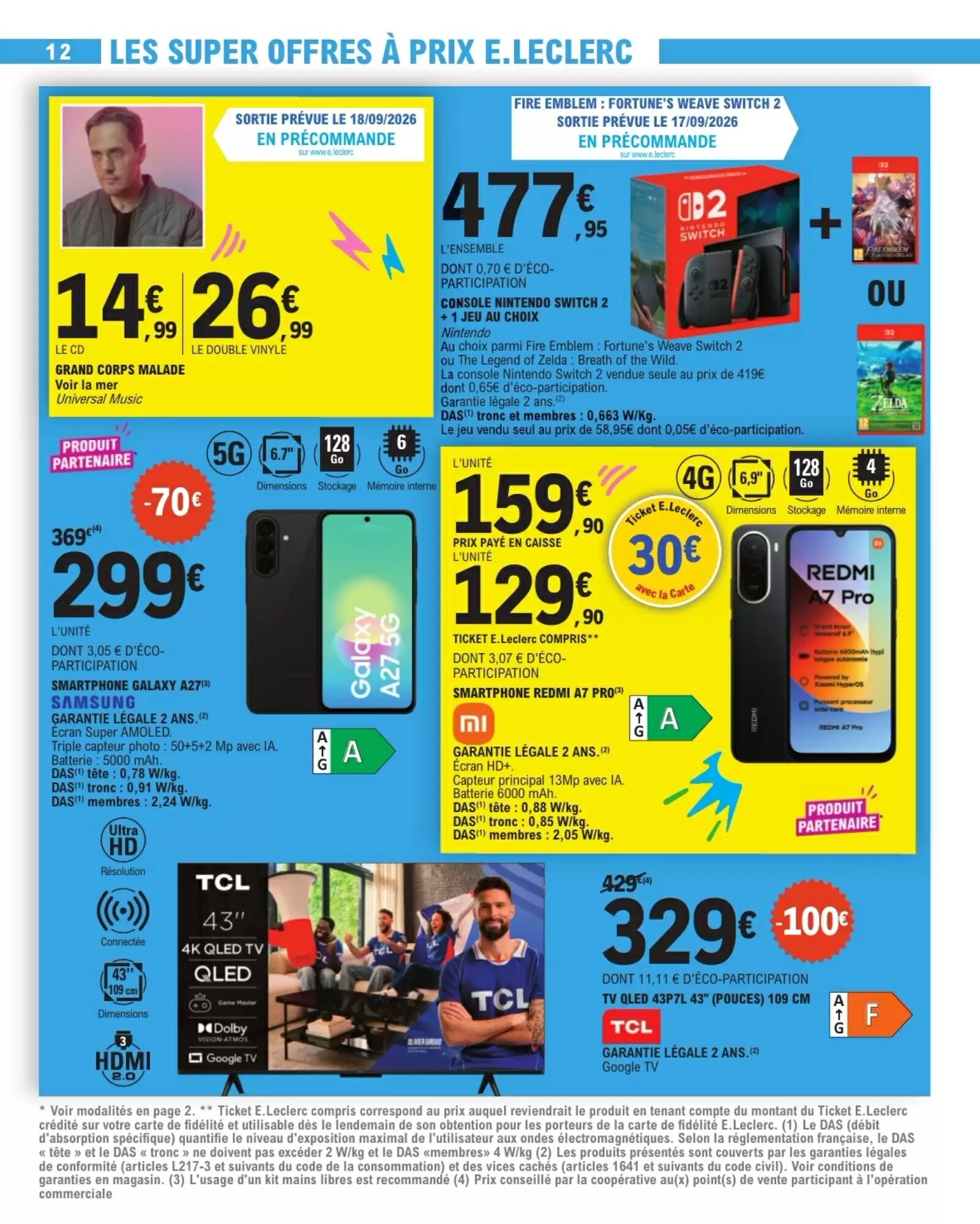 Prospectus promotionnel E.Leclerc valable à partir du 15/09/2026 - Page 12.