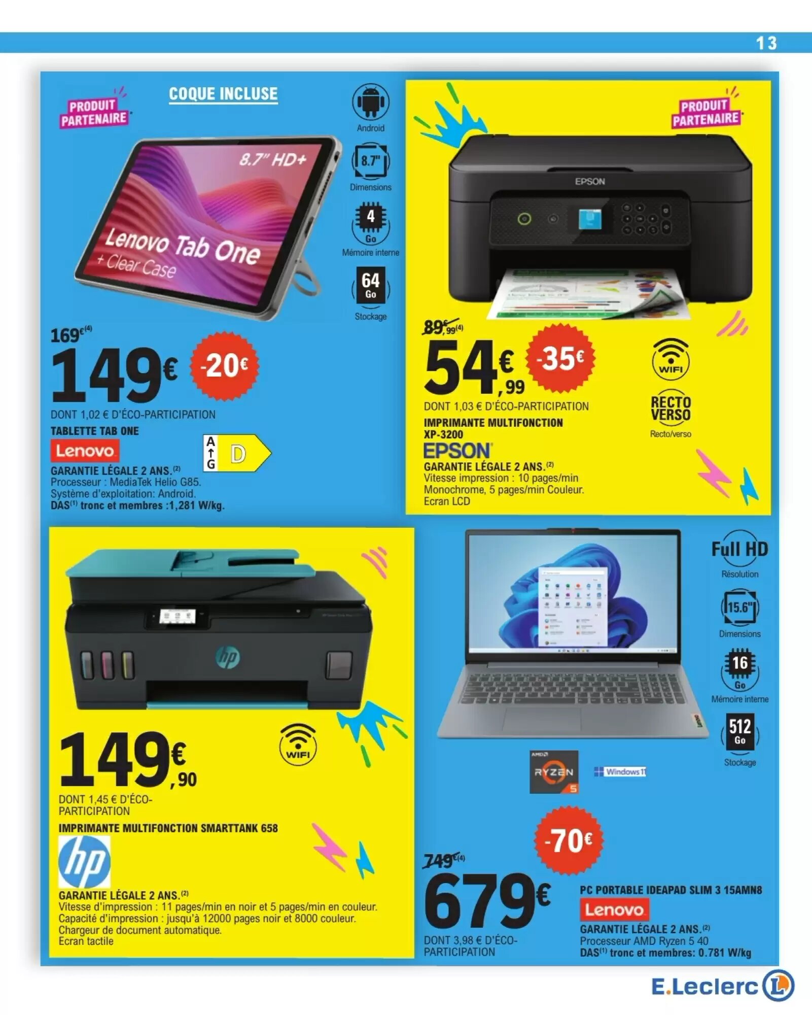 Prospectus promotionnel E.Leclerc valable à partir du 15/09/2026 - Page 13.