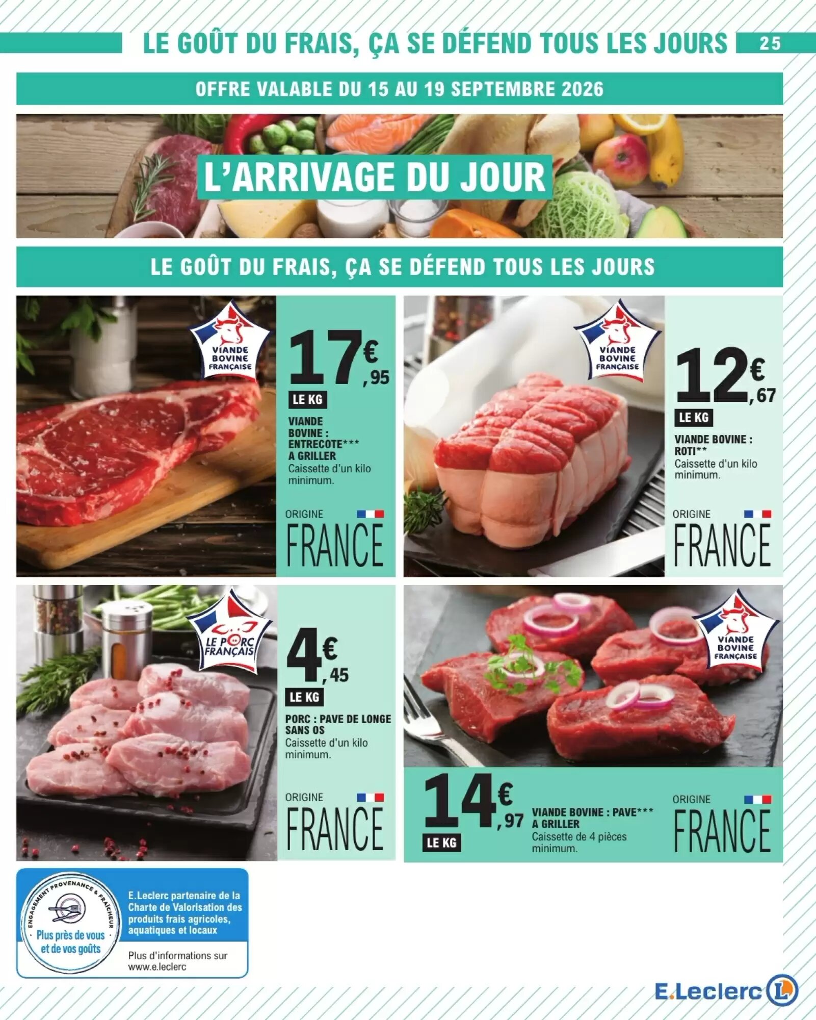 Prospectus promotionnel E.Leclerc valable à partir du 15/09/2026 - Page 25.