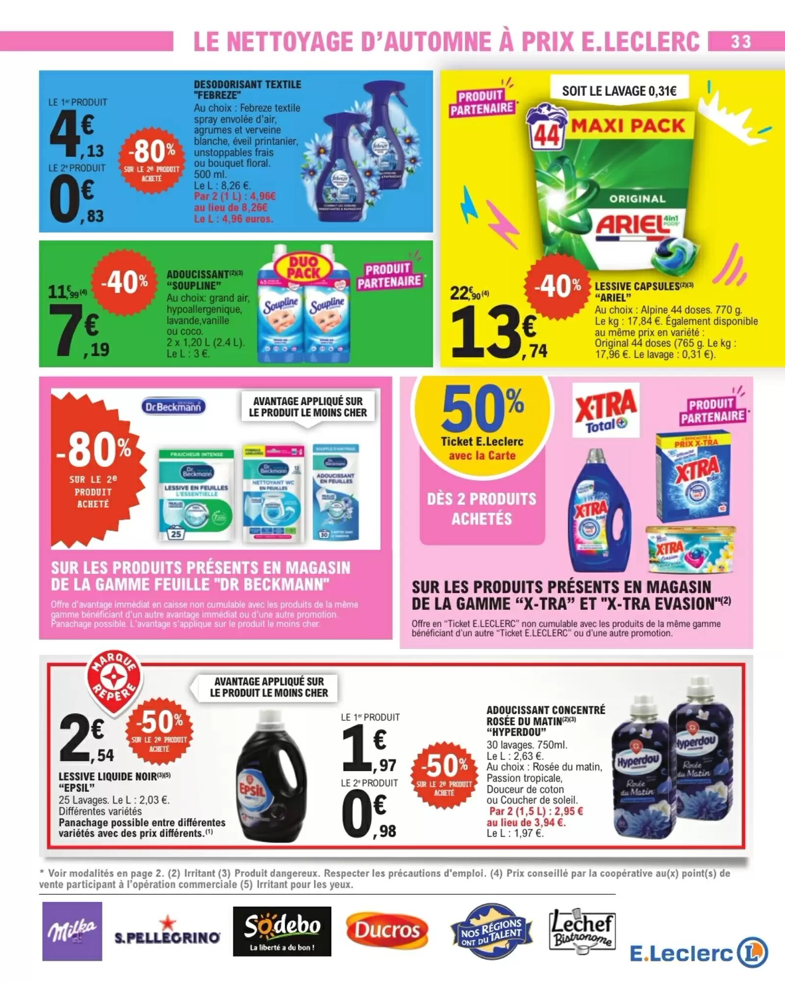 Prospectus promotionnel E.Leclerc valable à partir du 15/09/2026 - Page 33.