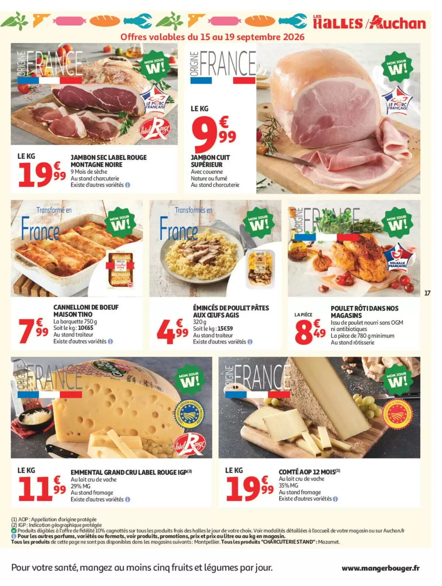 Prospectus promotionnel Auchan valable à partir du 15/09/2026 - Page 17.