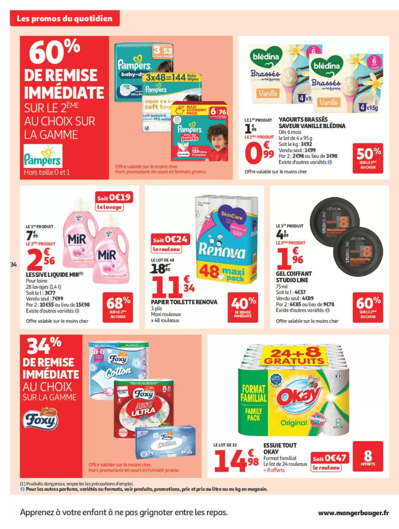 Prospectus promotionnel Auchan valable à partir du 15/09/2026 - Page 34.