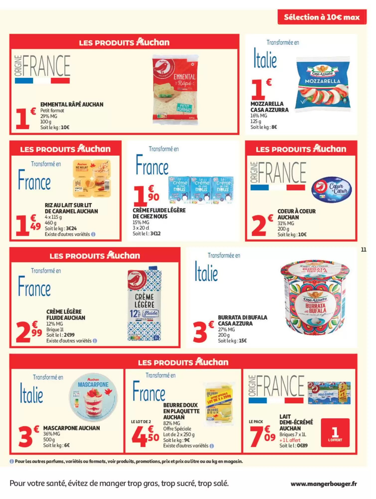 Prospectus promotionnel Auchan valable à partir du 15/09/2026 - Page 11.