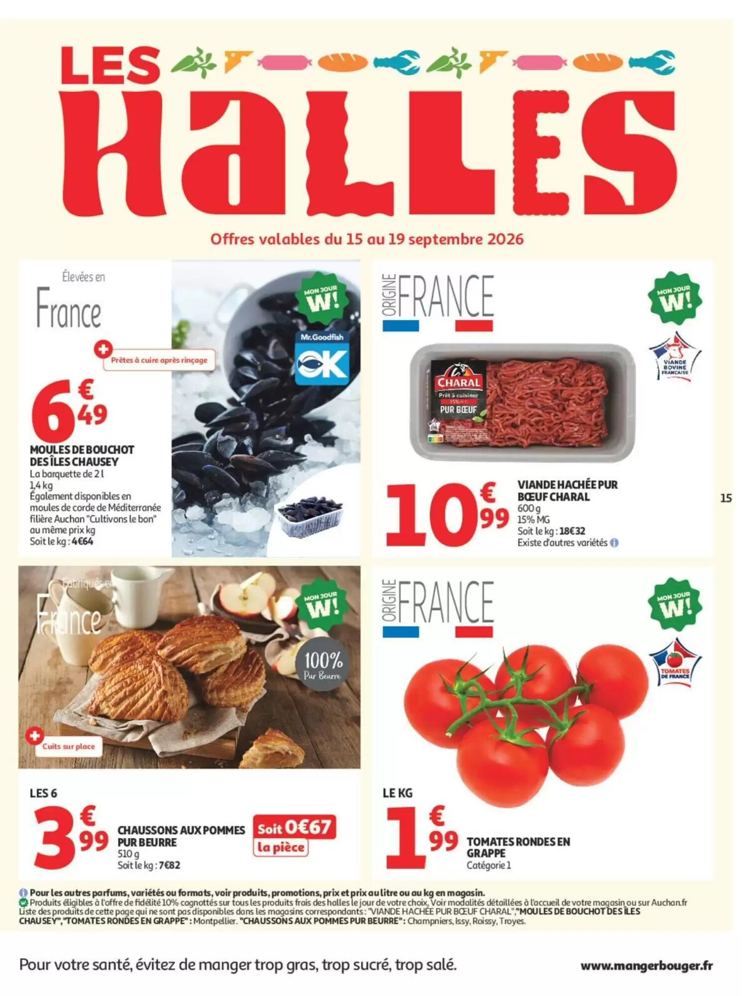 Prospectus promotionnel Auchan valable à partir du 15/09/2026 - Page 15.