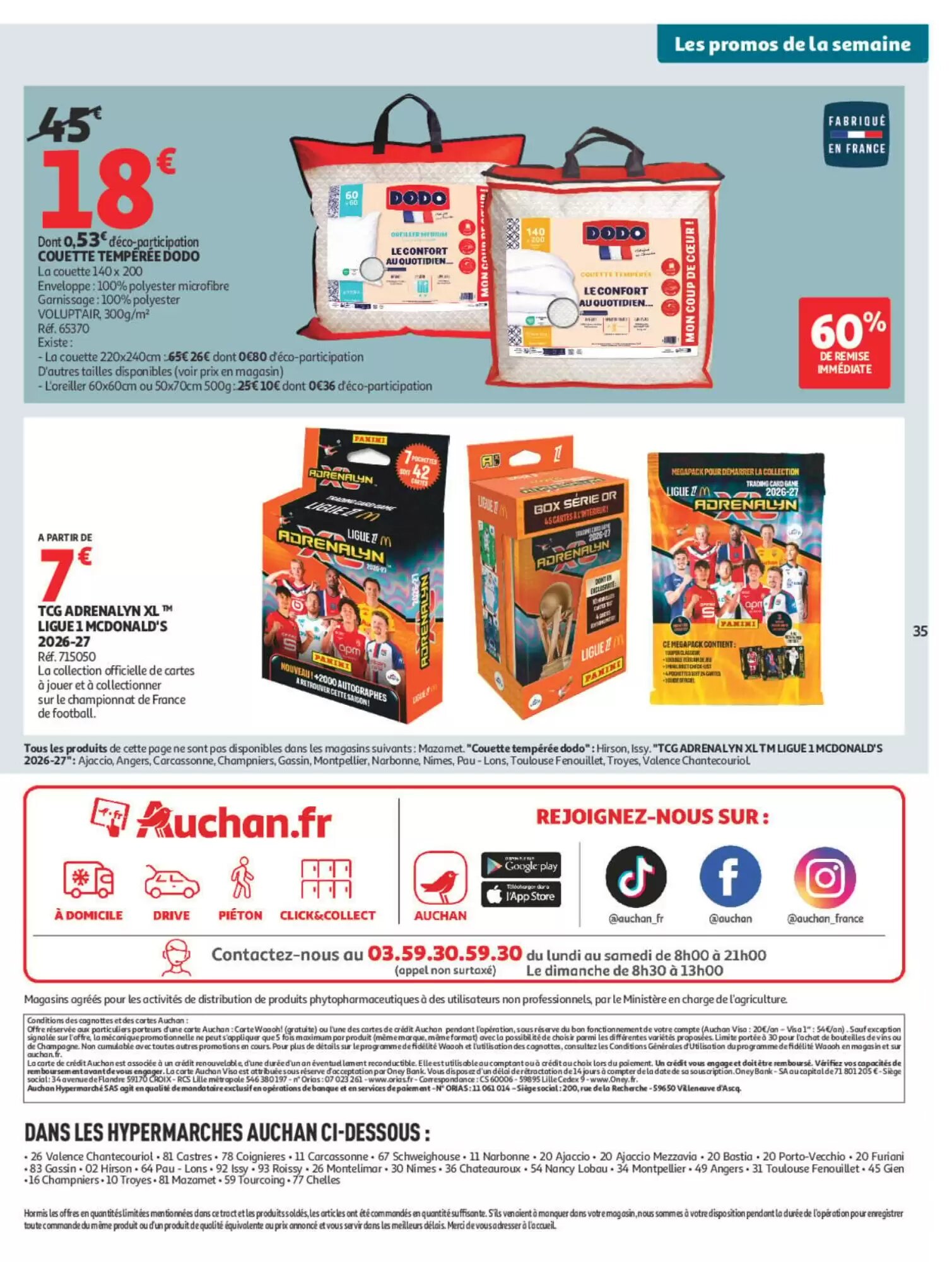 Prospectus promotionnel Auchan valable à partir du 15/09/2026 - Page 35.