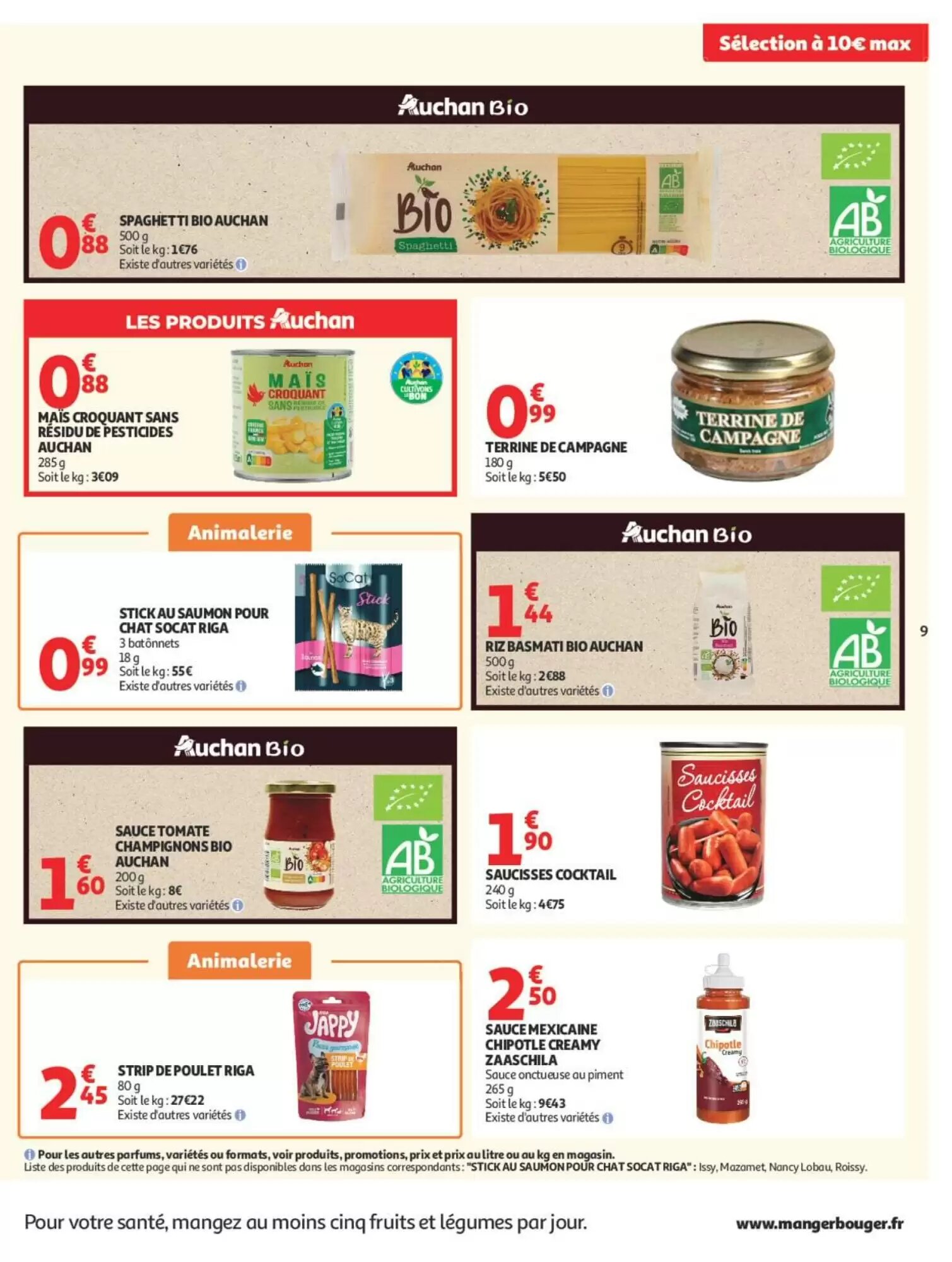 Prospectus promotionnel Auchan valable à partir du 15/09/2026 - Page 9.