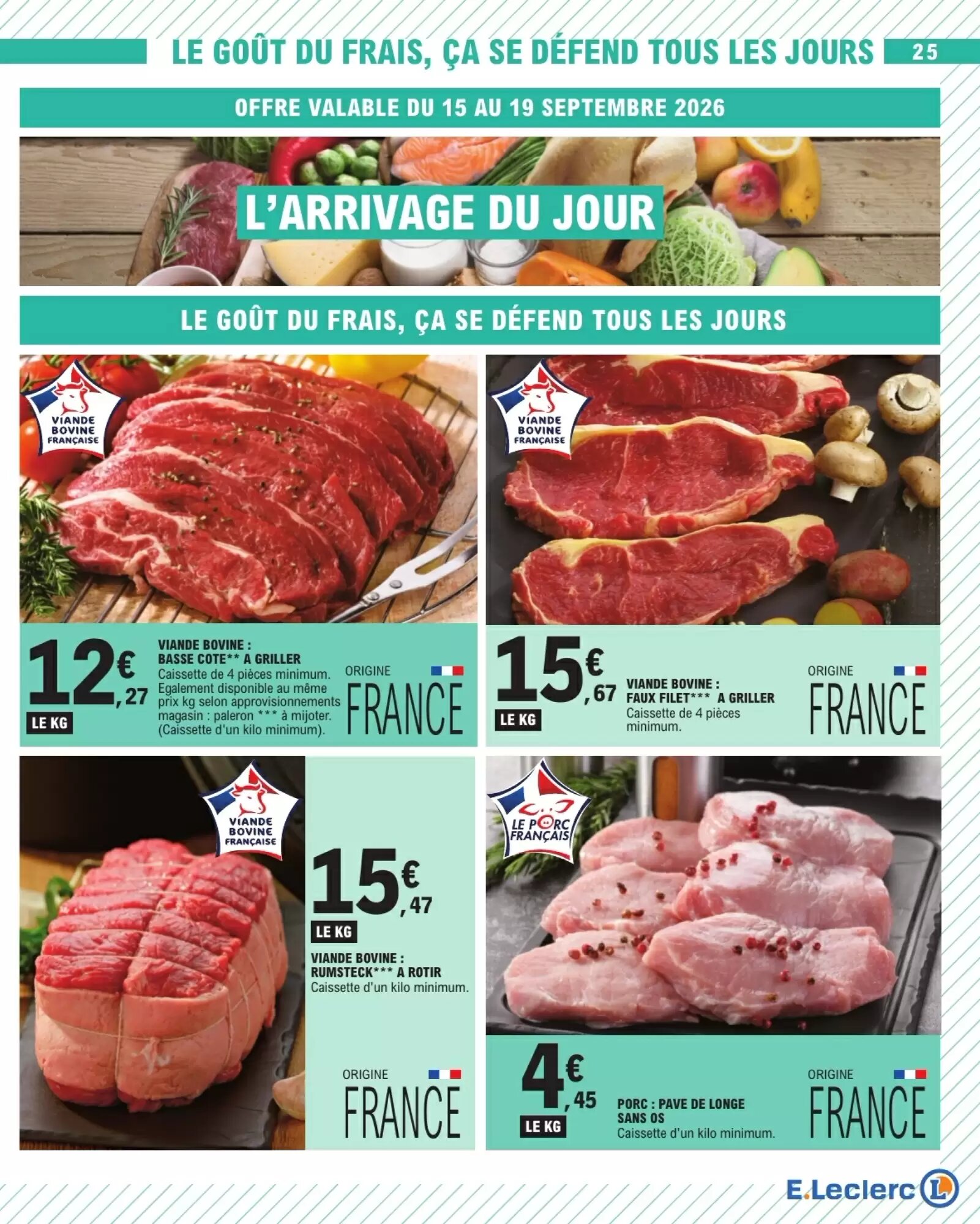 Prospectus promotionnel E.Leclerc valable à partir du 15/09/2026 - Page 25.