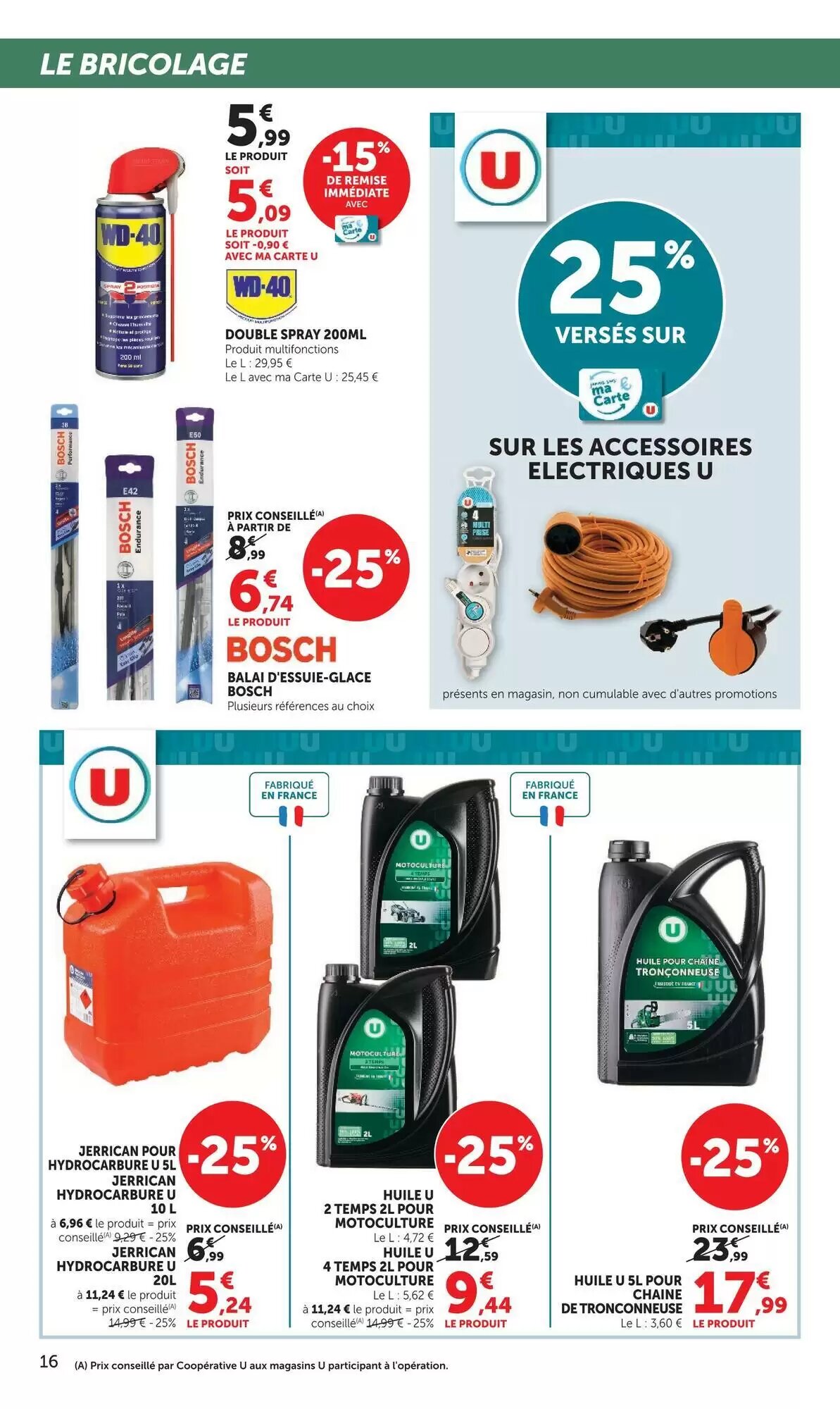 Prospectus promotionnel Super U valable à partir du 15/09/2026 - Page 16.