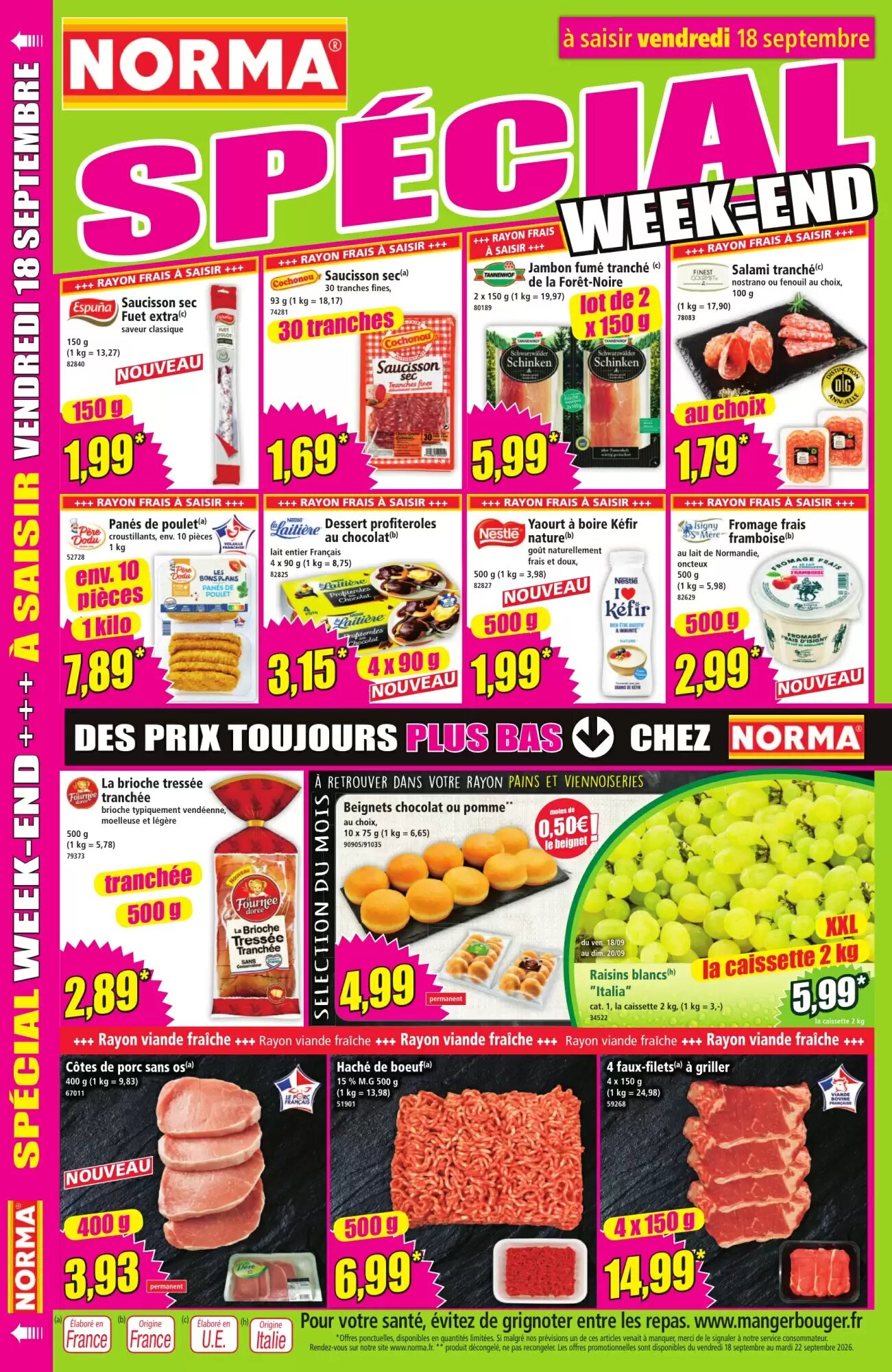 Prospectus promotionnel Norma valable à partir du 16/09/2026 - Page 14.