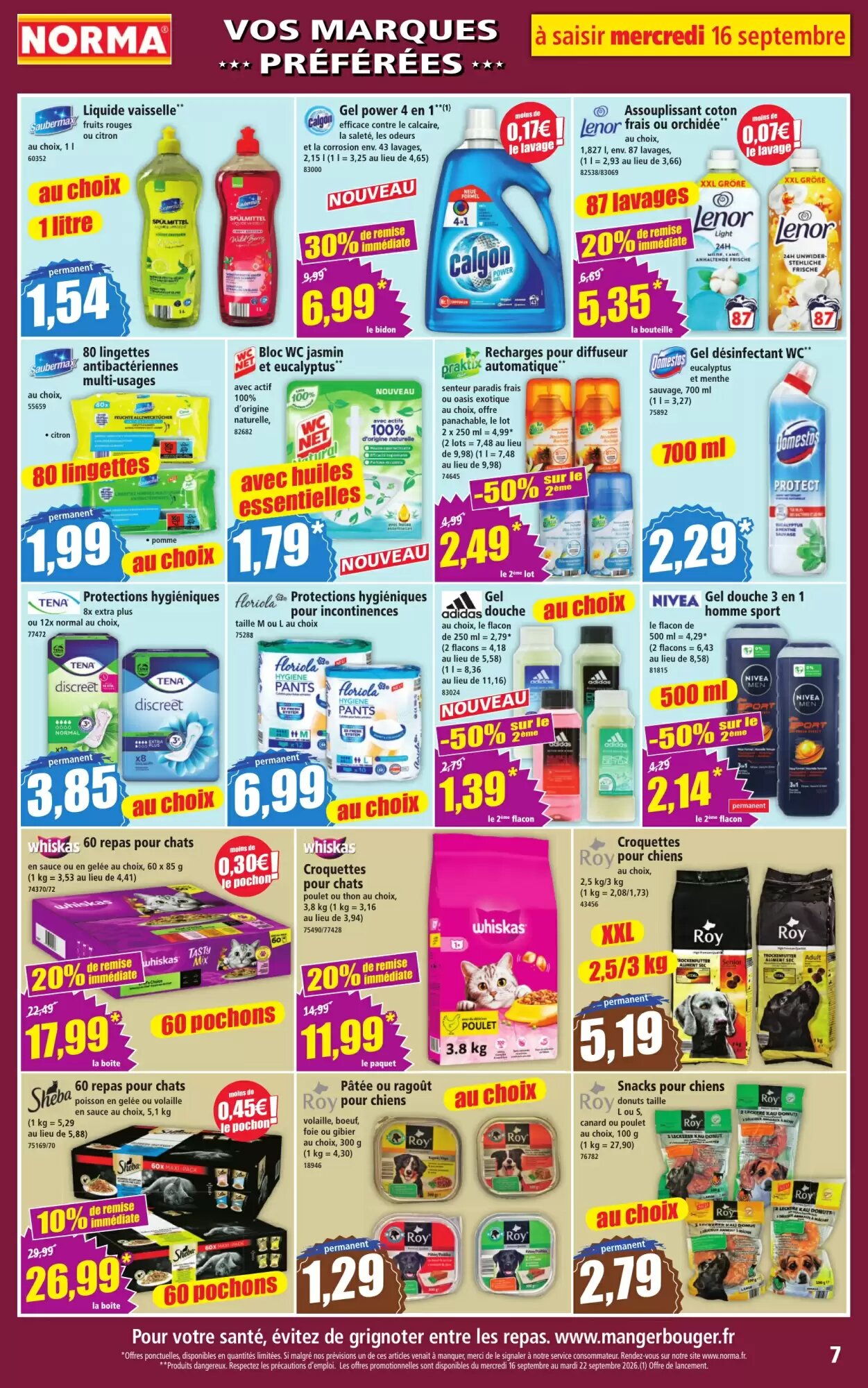 Prospectus promotionnel Norma valable à partir du 16/09/2026 - Page 7.