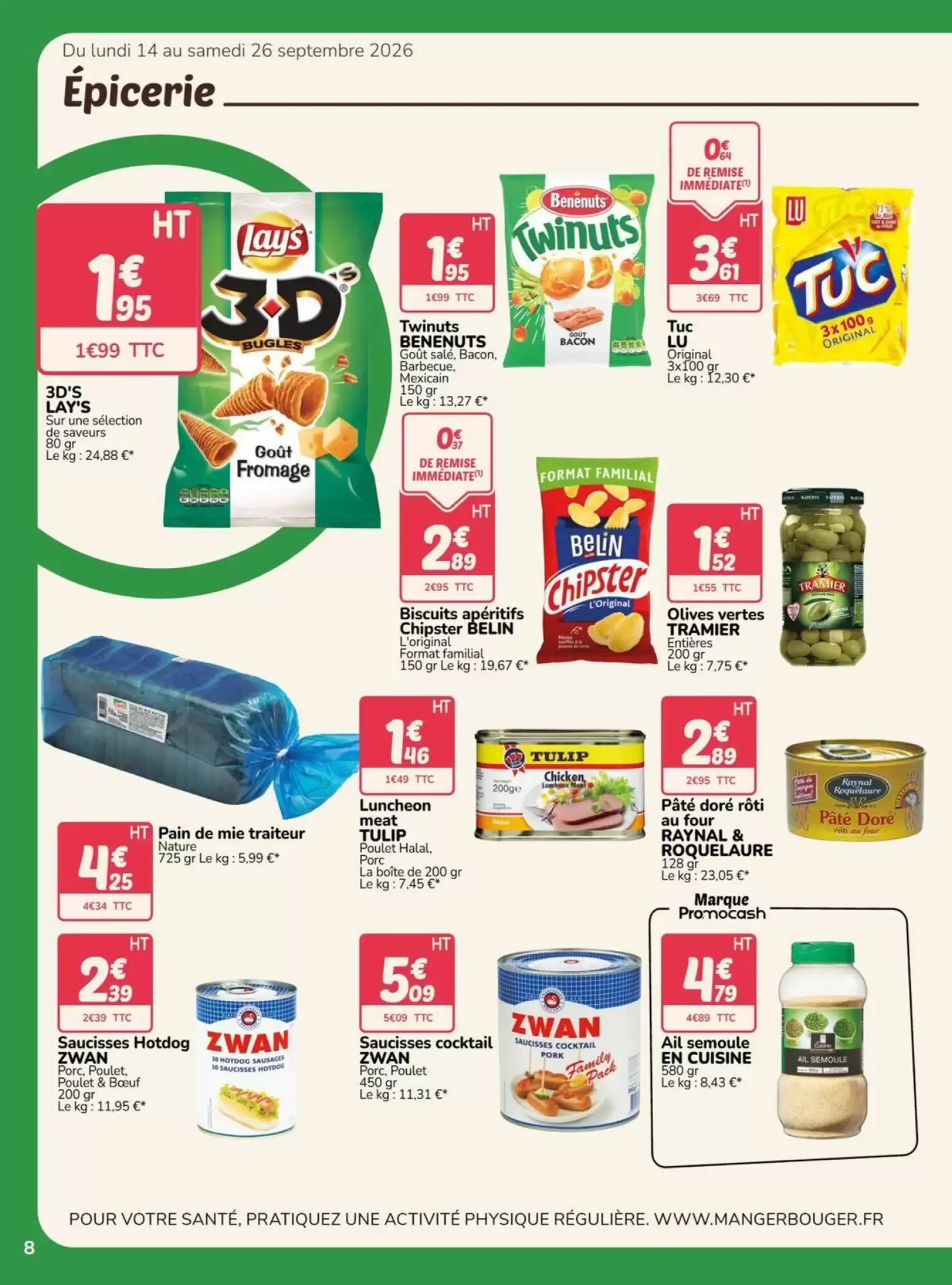 Prospectus promotionnel Promocash valable à partir du 16/09/2026 - Page 8.