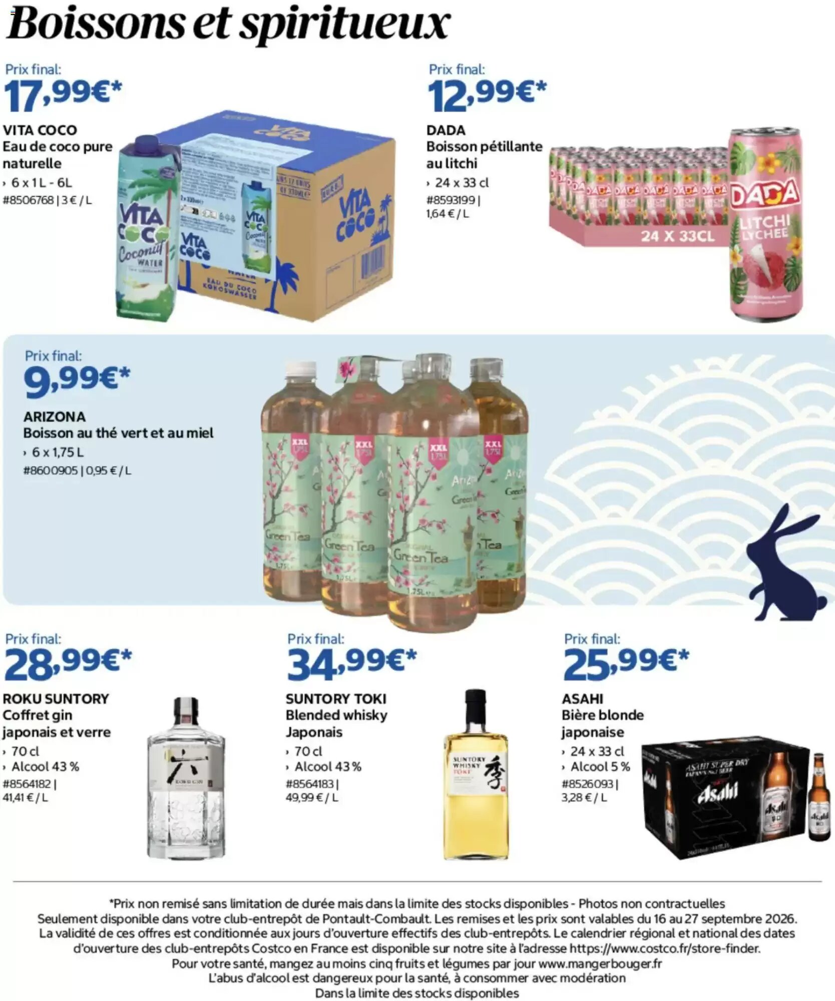 Prospectus promotionnel Costco valable à partir du 16/09/2026 - Page 7.