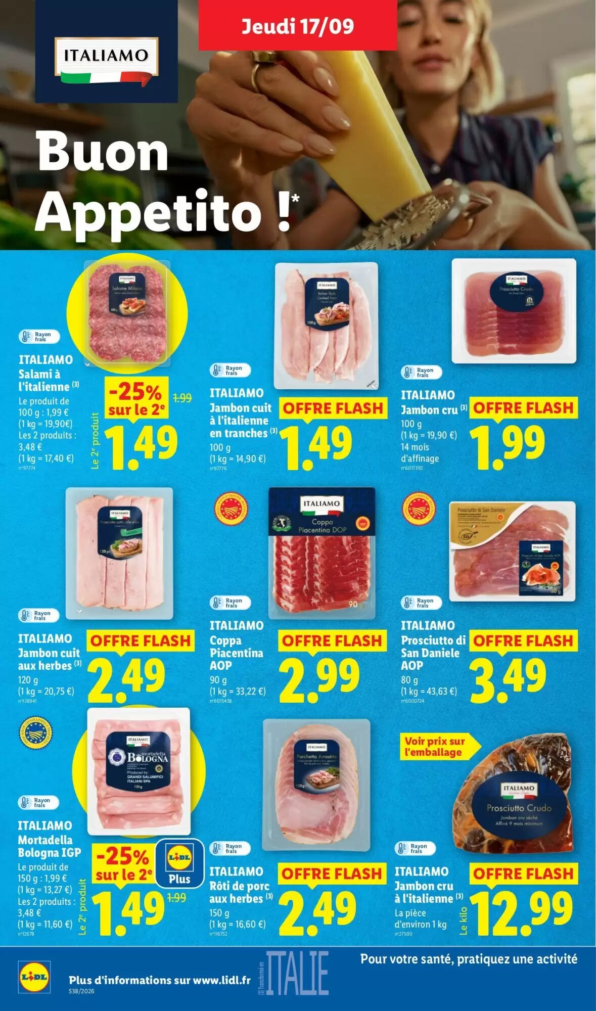 Prospectus promotionnel Lidl valable à partir du 17/09/2026 - Page 18.