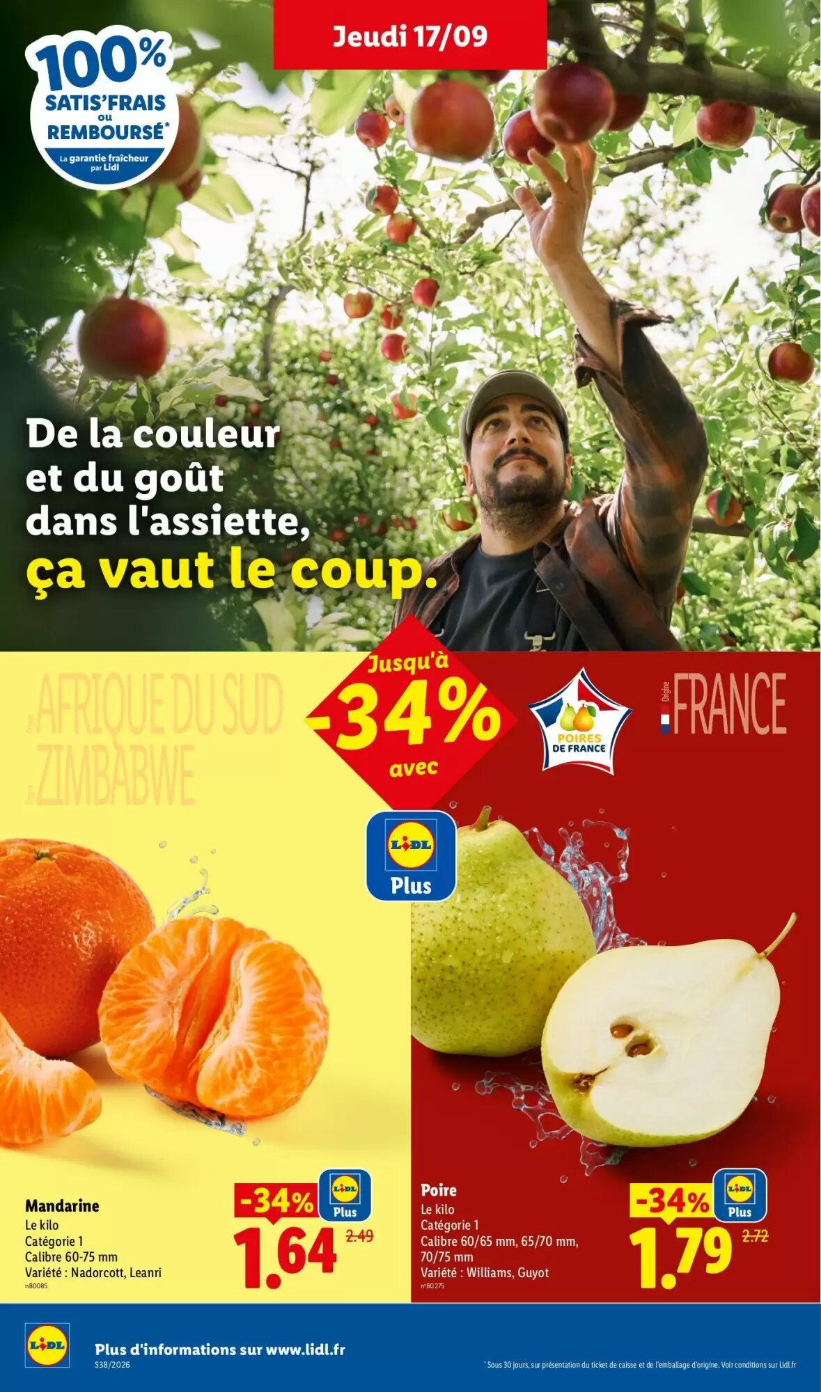 Prospectus promotionnel Lidl valable à partir du 17/09/2026 - Page 2.