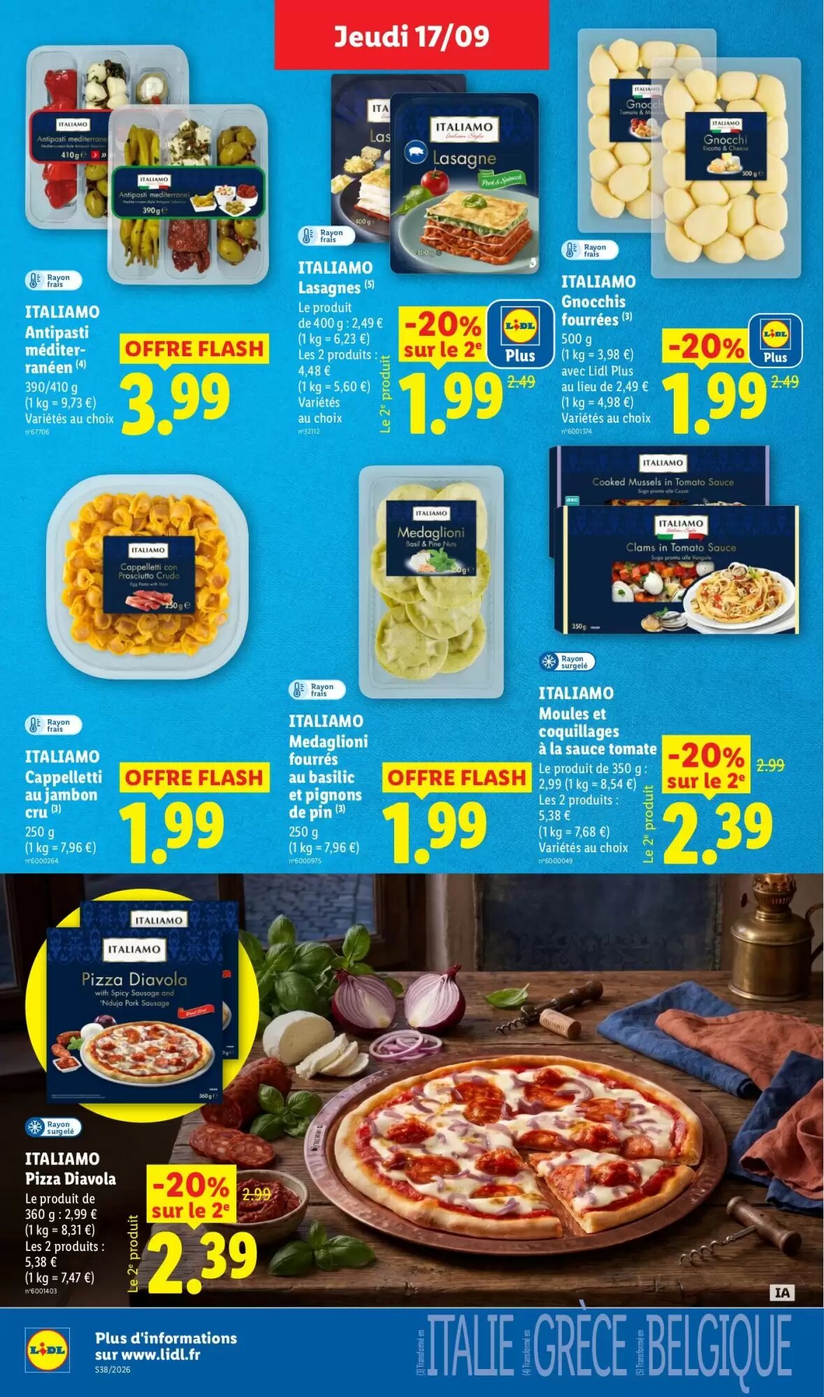 Prospectus promotionnel Lidl valable à partir du 17/09/2026 - Page 20.