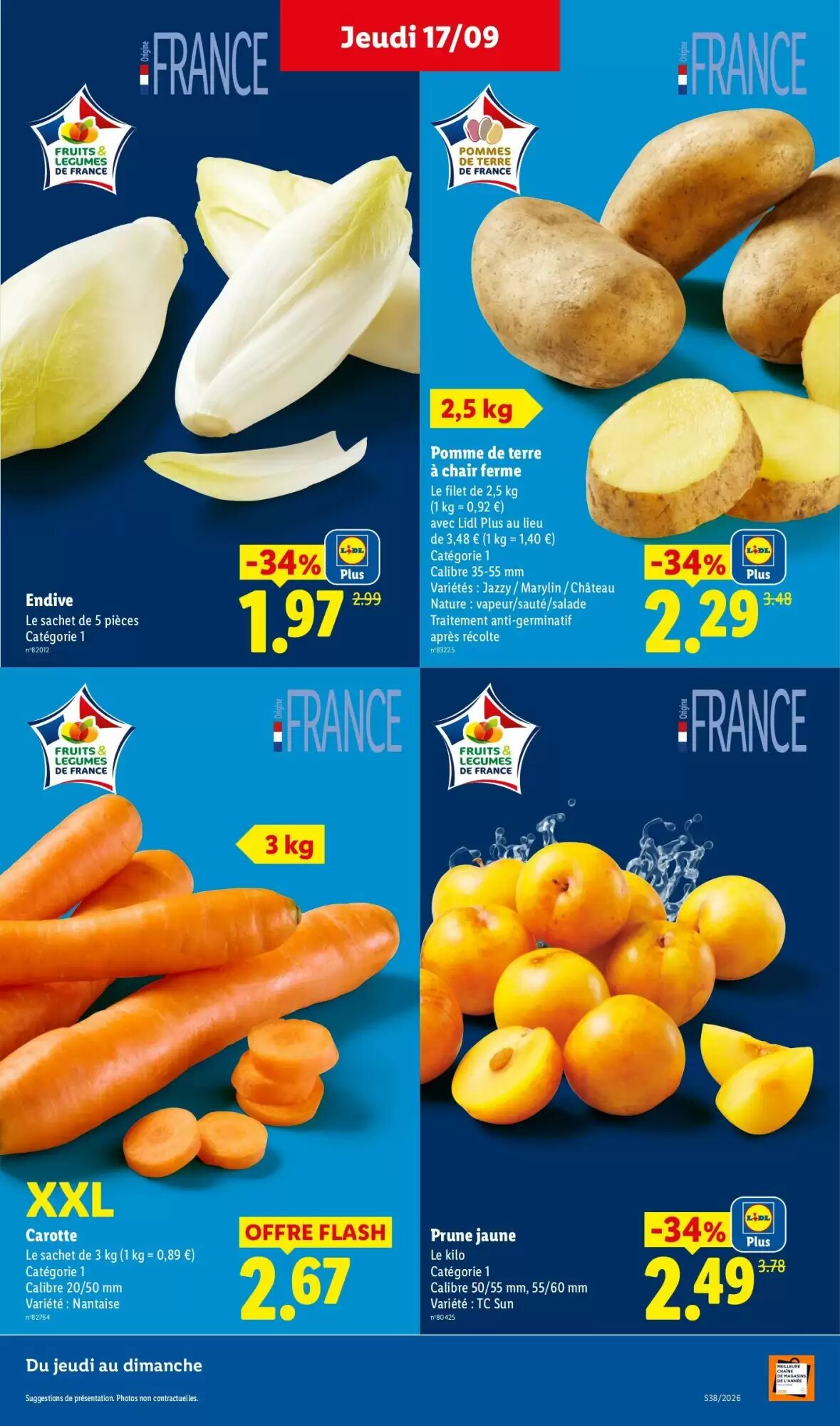 Prospectus promotionnel Lidl valable à partir du 17/09/2026 - Page 3.