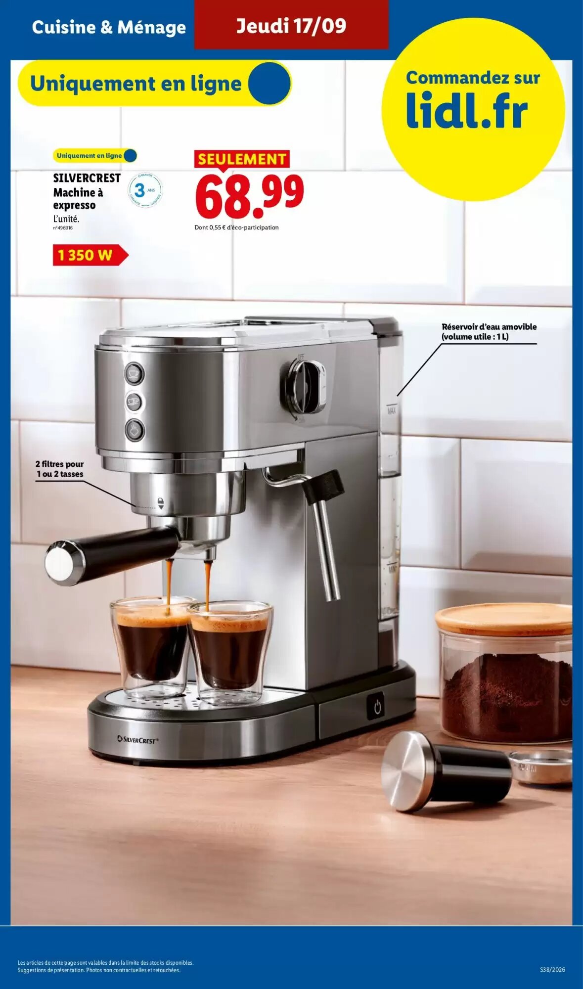 Prospectus promotionnel Lidl valable à partir du 17/09/2026 - Page 31.