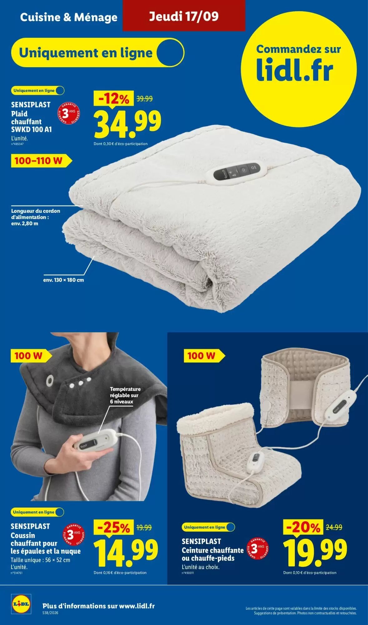 Prospectus promotionnel Lidl valable à partir du 17/09/2026 - Page 32.