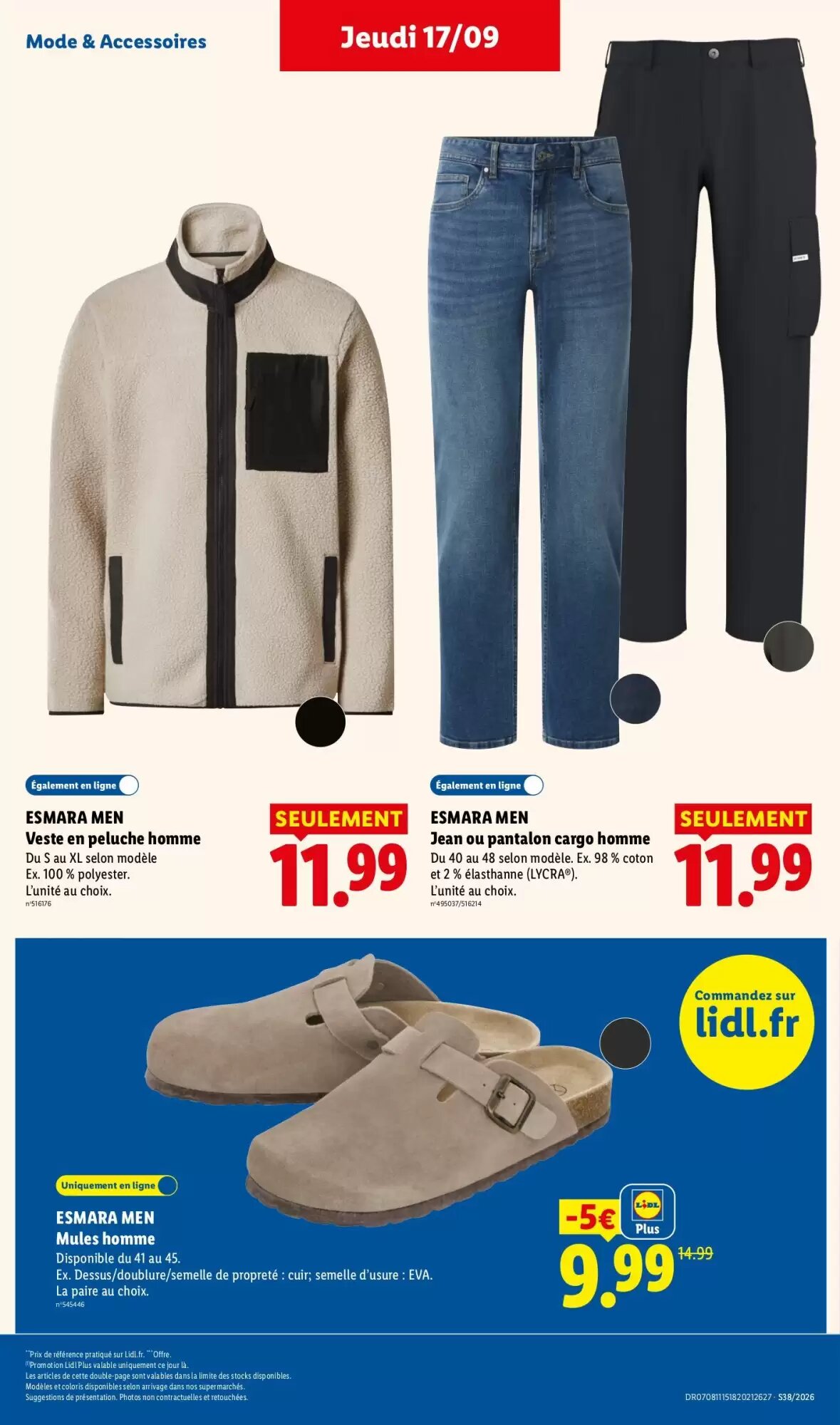 Prospectus promotionnel Lidl valable à partir du 17/09/2026 - Page 37.