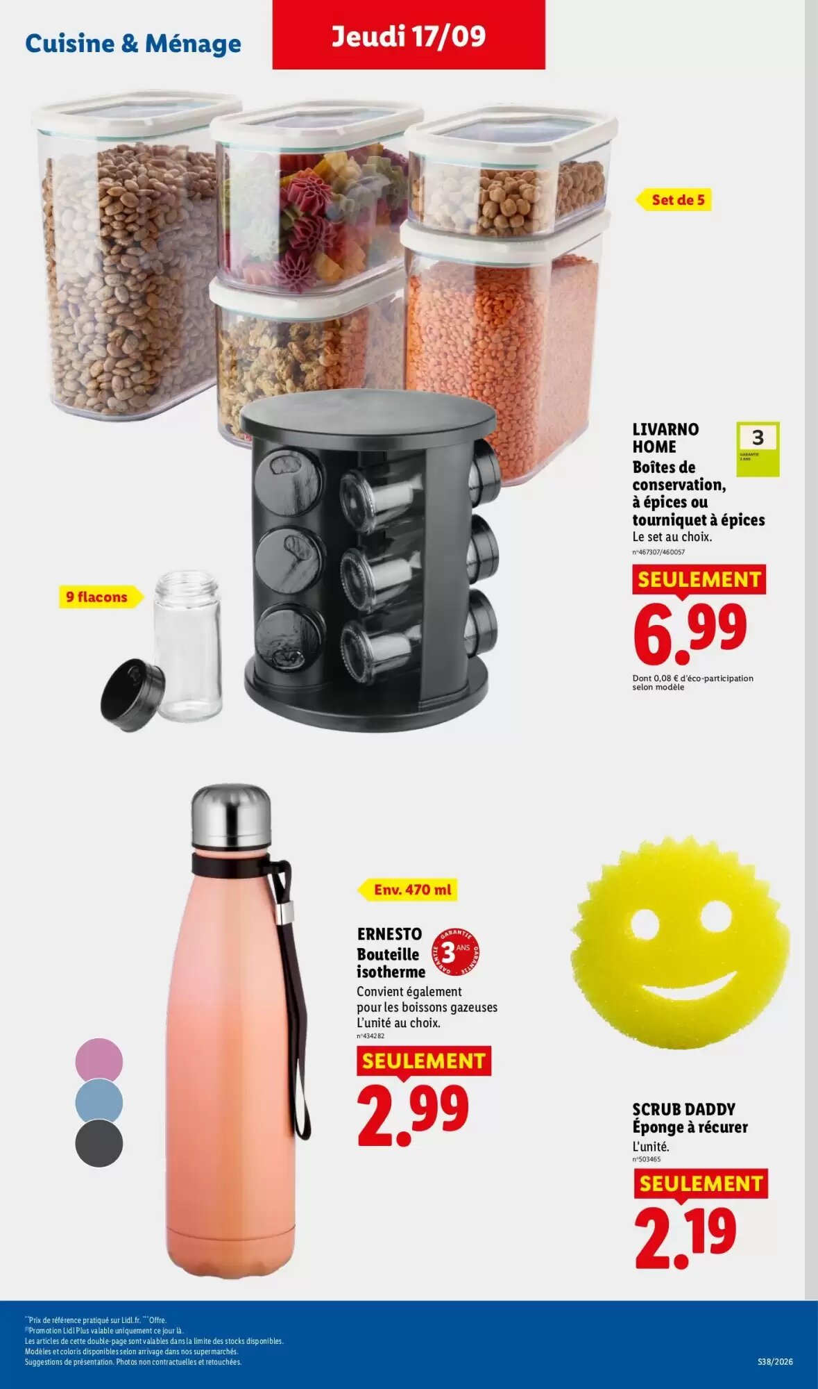 Prospectus promotionnel Lidl valable à partir du 17/09/2026 - Page 39.