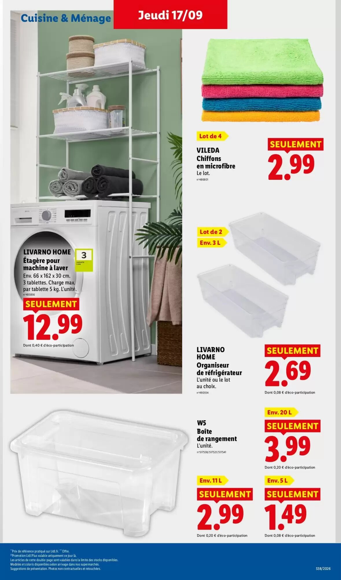 Prospectus promotionnel Lidl valable à partir du 17/09/2026 - Page 41.