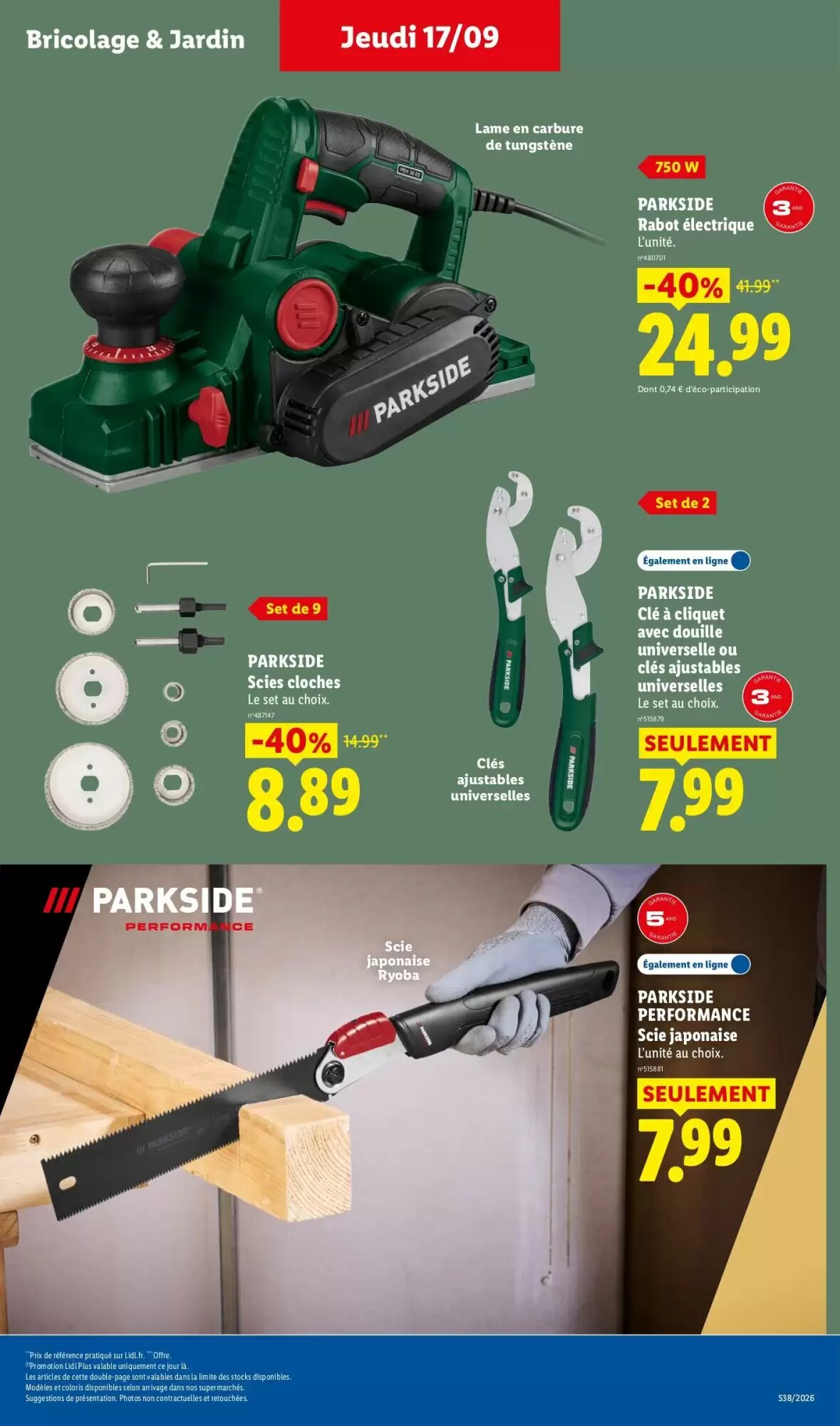 Prospectus promotionnel Lidl valable à partir du 17/09/2026 - Page 43.