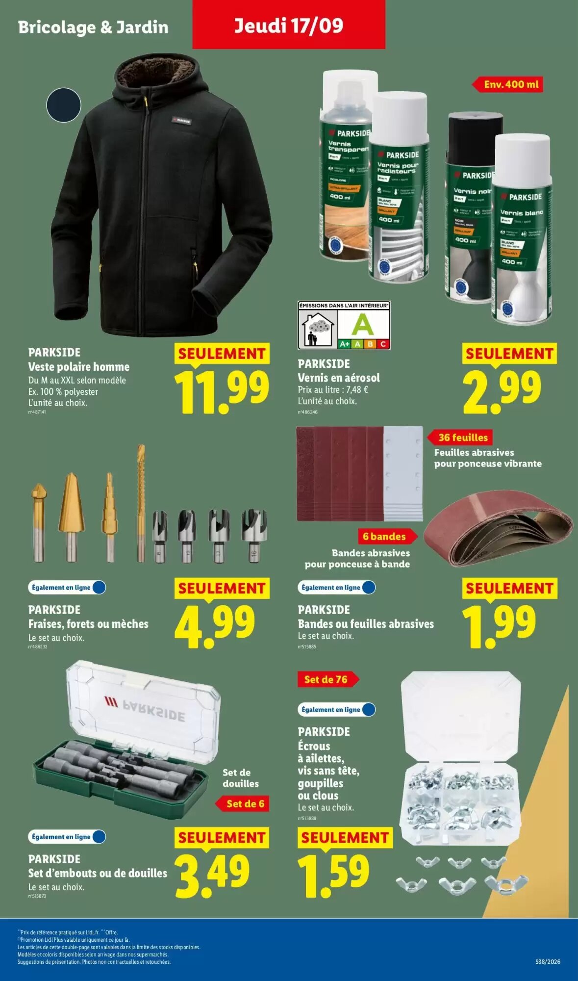 Prospectus promotionnel Lidl valable à partir du 17/09/2026 - Page 45.