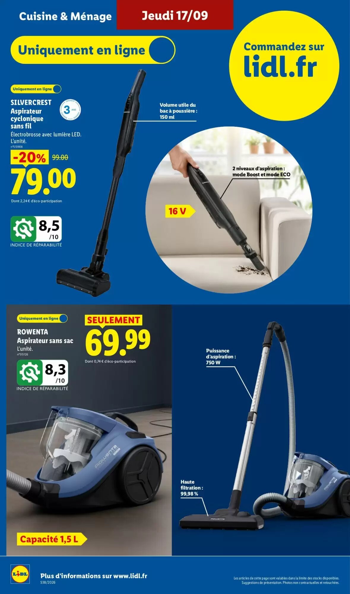Prospectus promotionnel Lidl valable à partir du 17/09/2026 - Page 6.