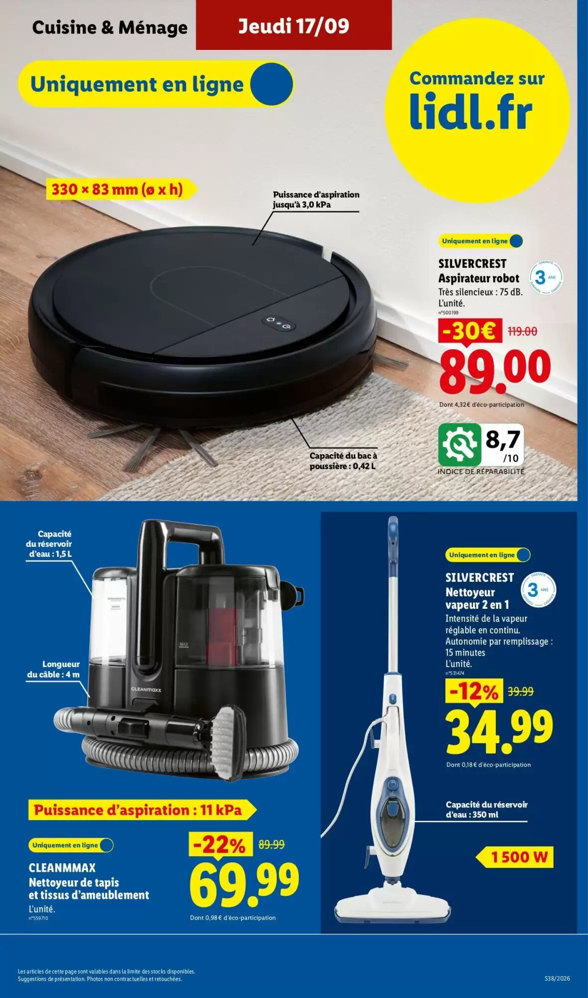 Prospectus promotionnel Lidl valable à partir du 17/09/2026 - Page 7.