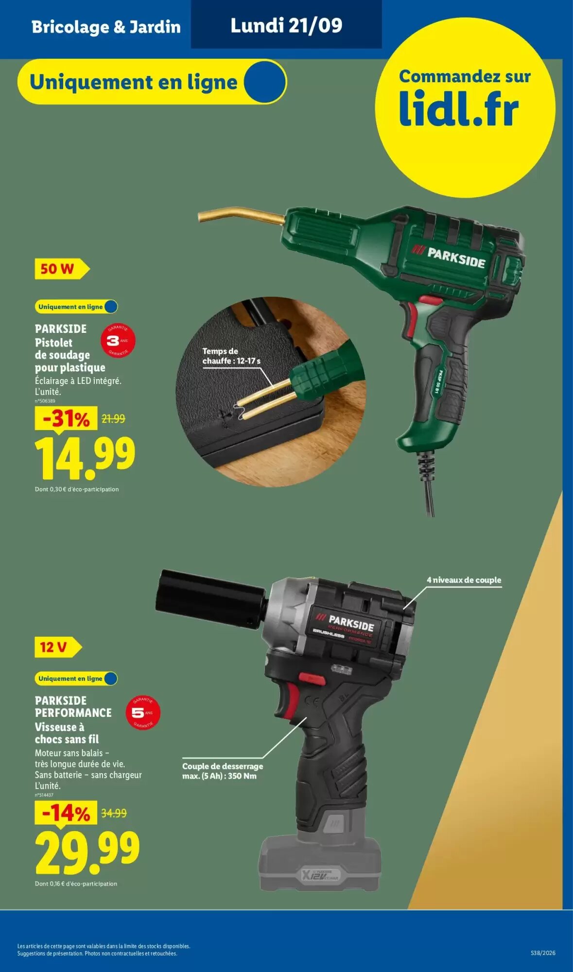 Prospectus promotionnel Lidl valable à partir du 17/09/2026 - Page 9.