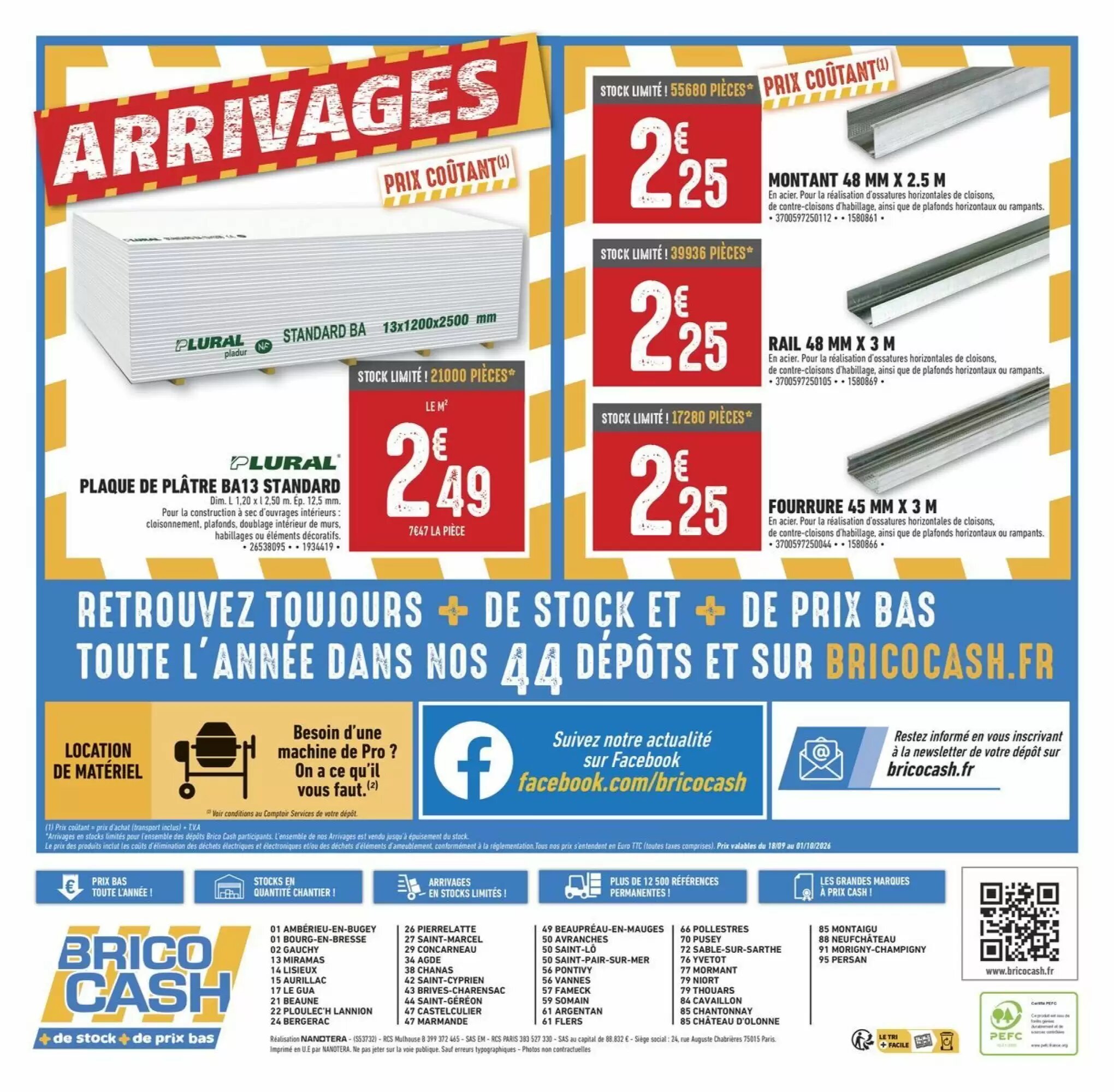 Prospectus promotionnel Brico Cash valable à partir du 18/09/2026 - Page 4.
